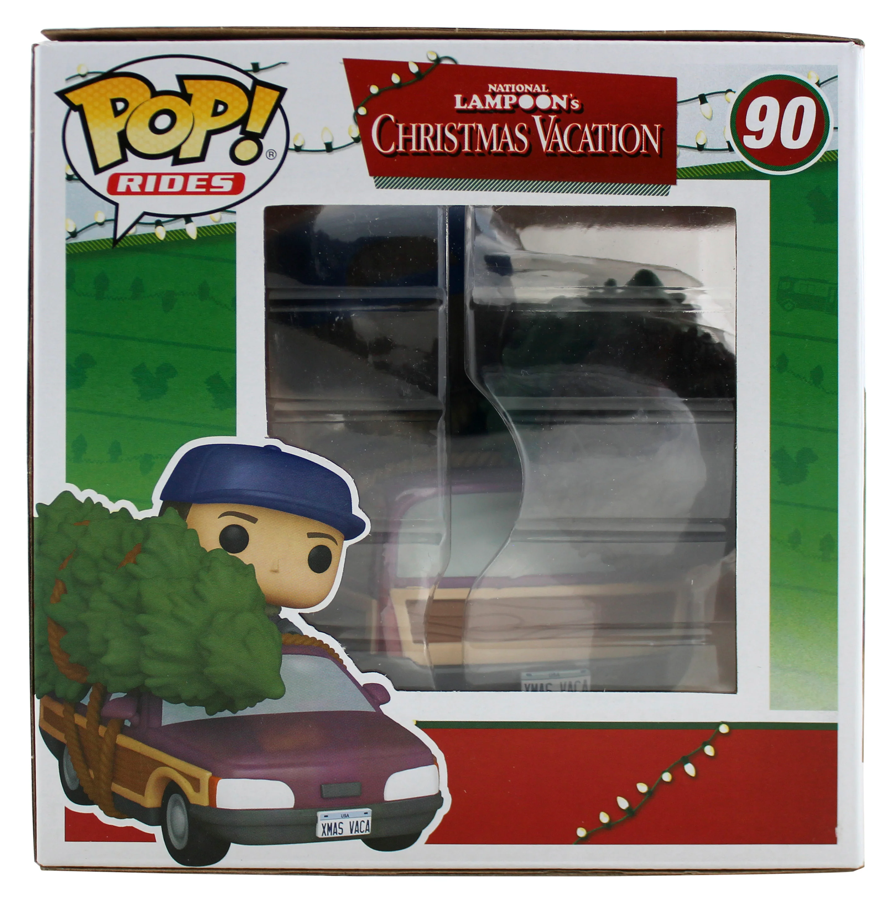 Chevy Chase Christmas Vacation Signed #90 Funko Pop Vinyl Figure w/ Red Sig BAS - Image 4