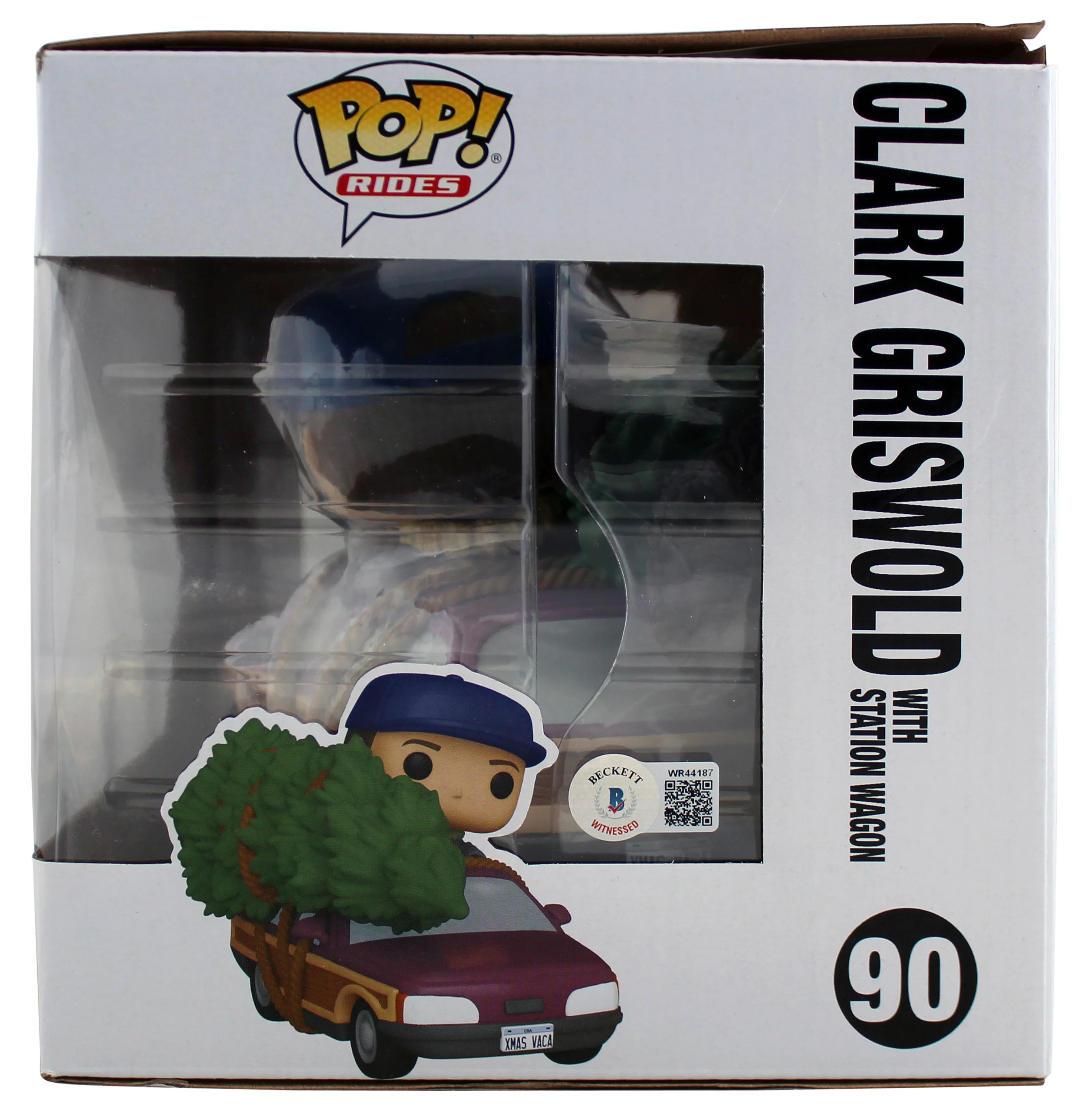 Chevy Chase Christmas Vacation Signed #90 Funko Pop Vinyl Figure w White Sig BAS - Image 6