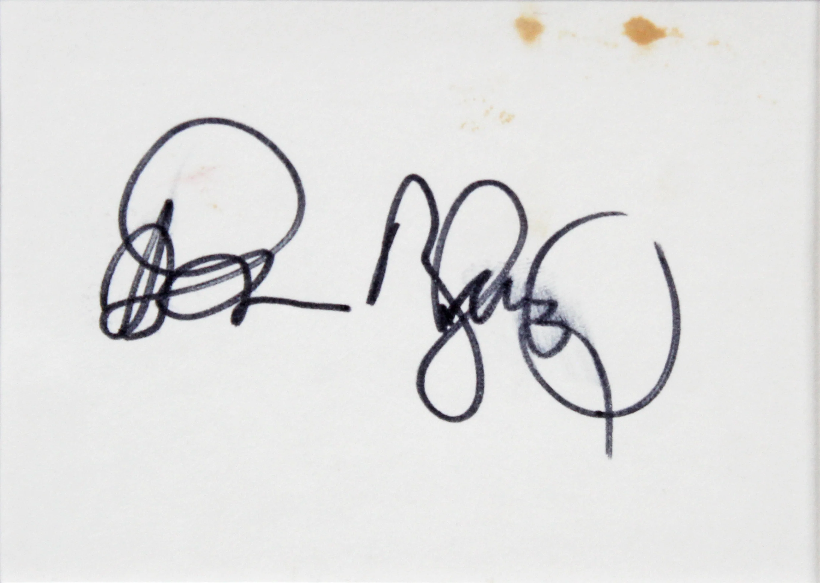 Chevy Chase & Dan Aykroyd Spies Like Us Signed 3x5 Index Card Framed Display BAS - Image 3