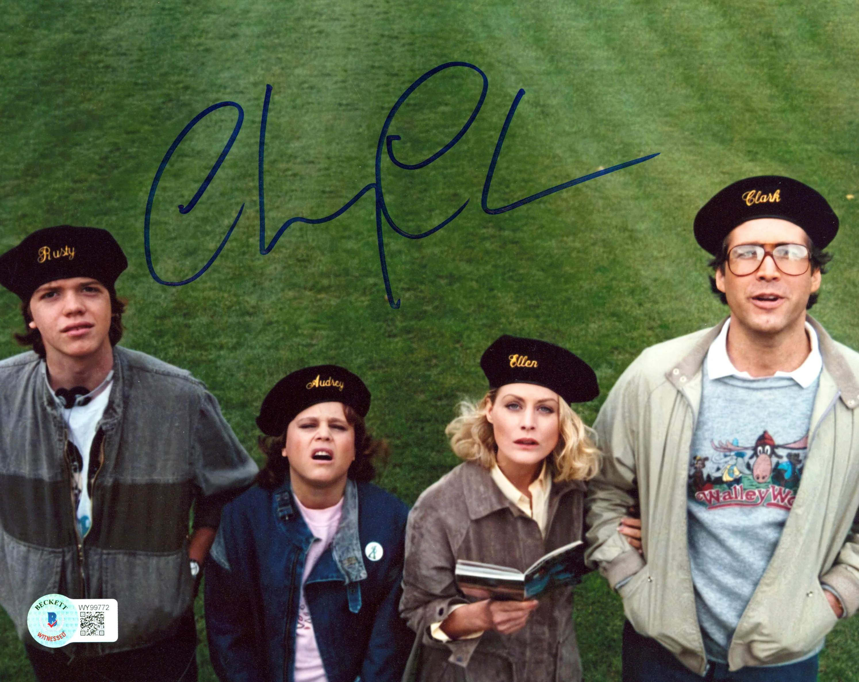 Chevy Chase European Vacation Authentic Signed 8x10 Photo BAS Witnessed #WY99772 - Image 2
