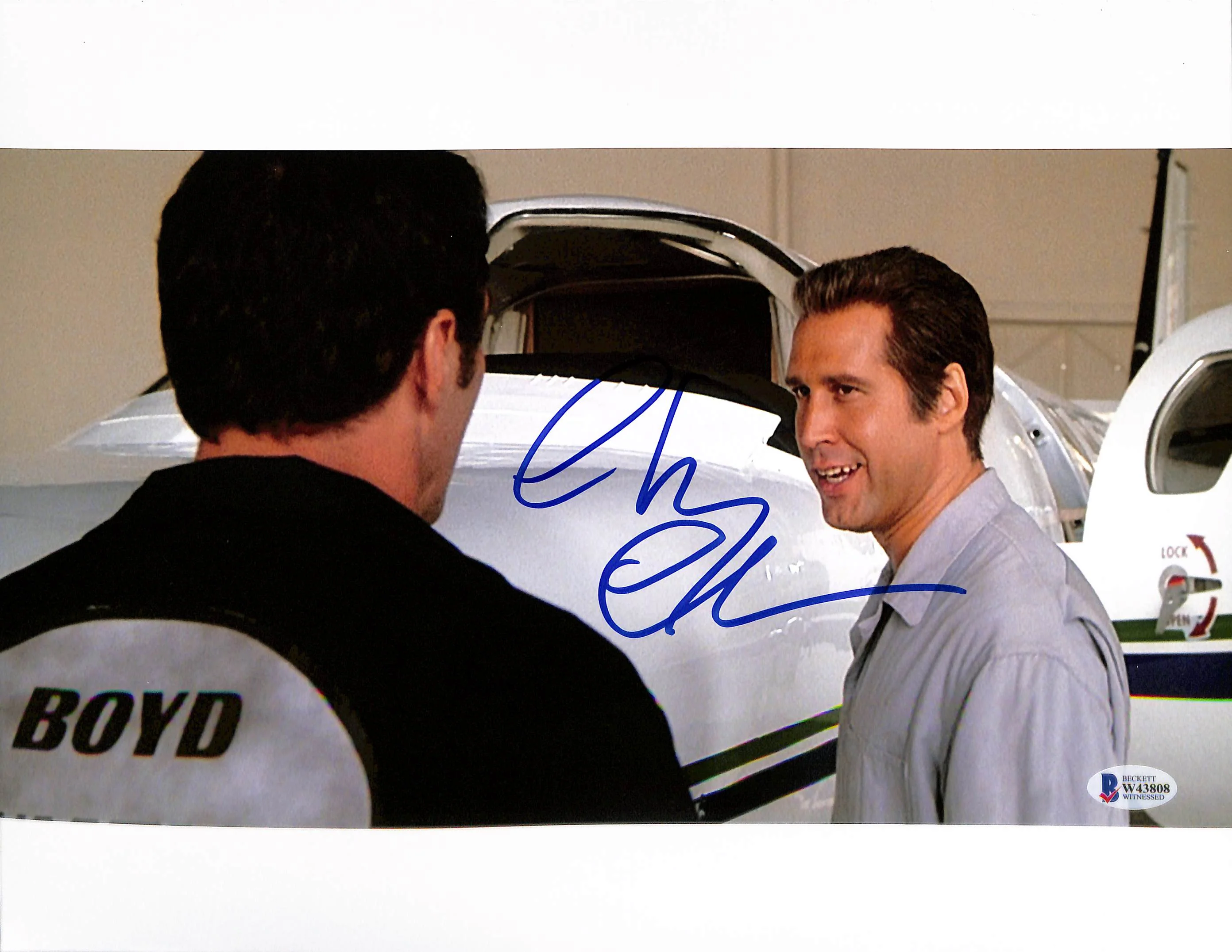 Chevy Chase Fletch Authentic Signed 11x14 Photo BAS Witnessed #W43808 - Image 2