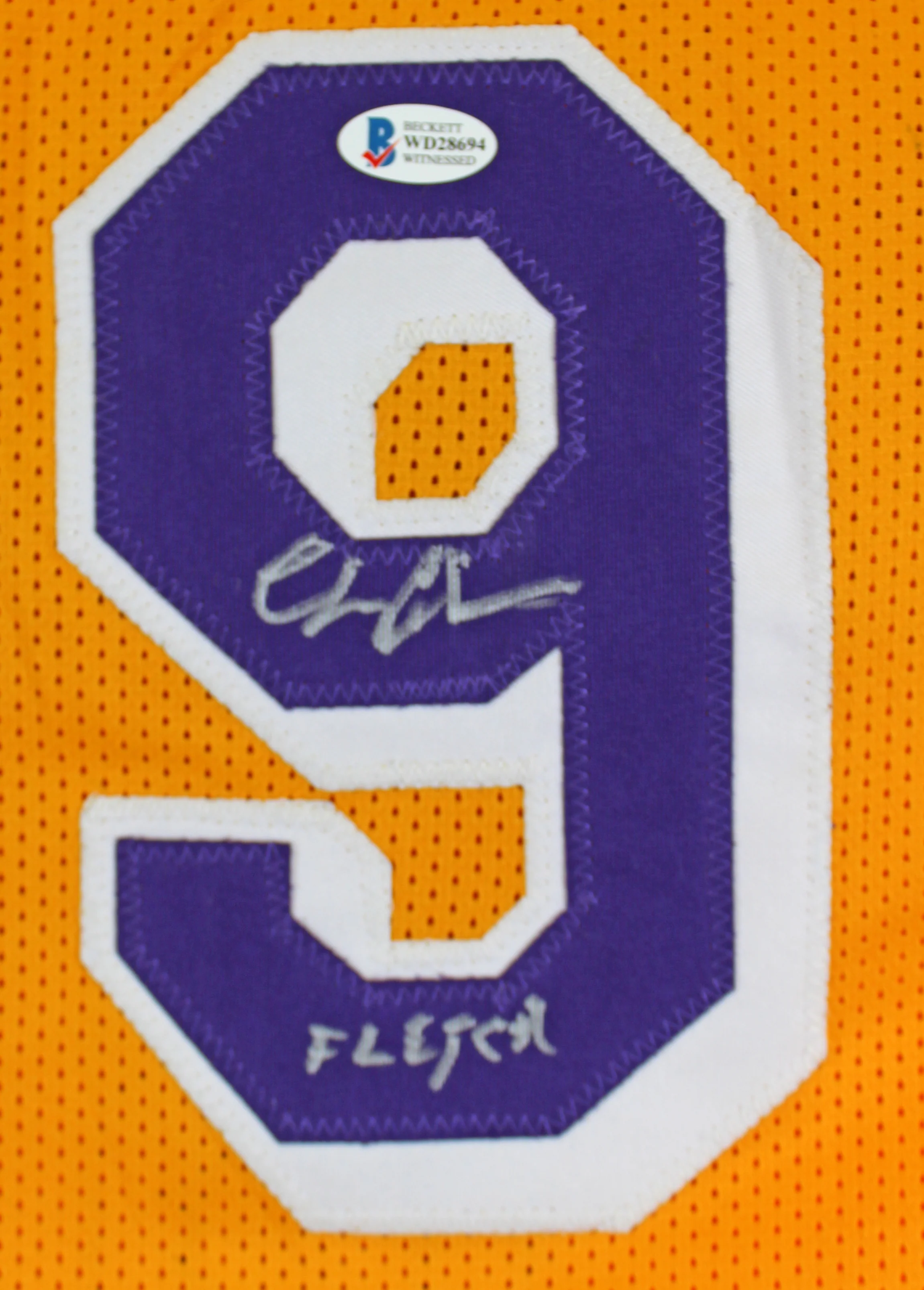 Chevy Chase "Fletch" Authentic Signed Yellow Jersey BAS Witnessed #WD28694 - Image 3