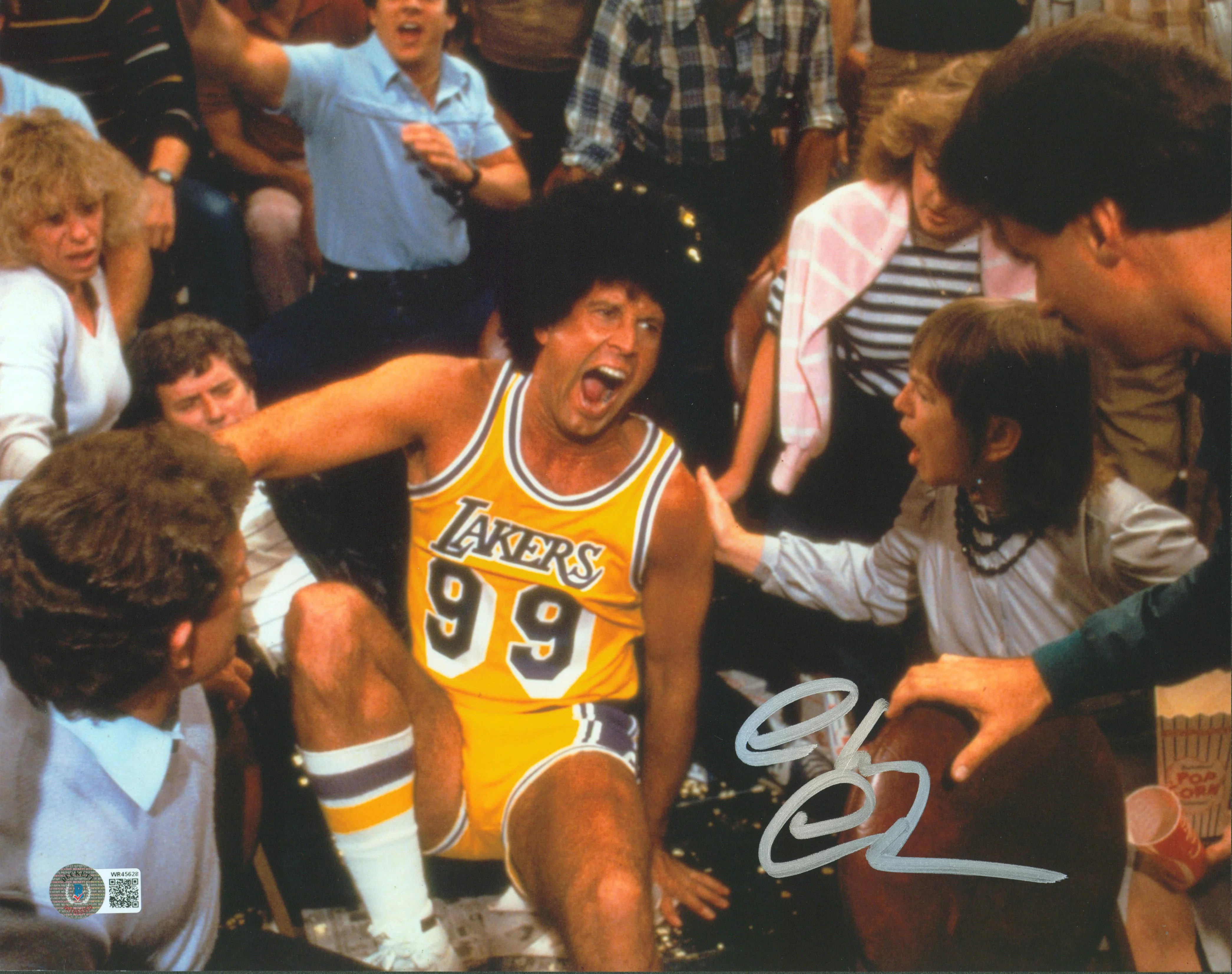 Chevy Chase Fletch Signed 11x14 Horizontal Stands Photo w/ Silver Sig BAS Wit - Image 2