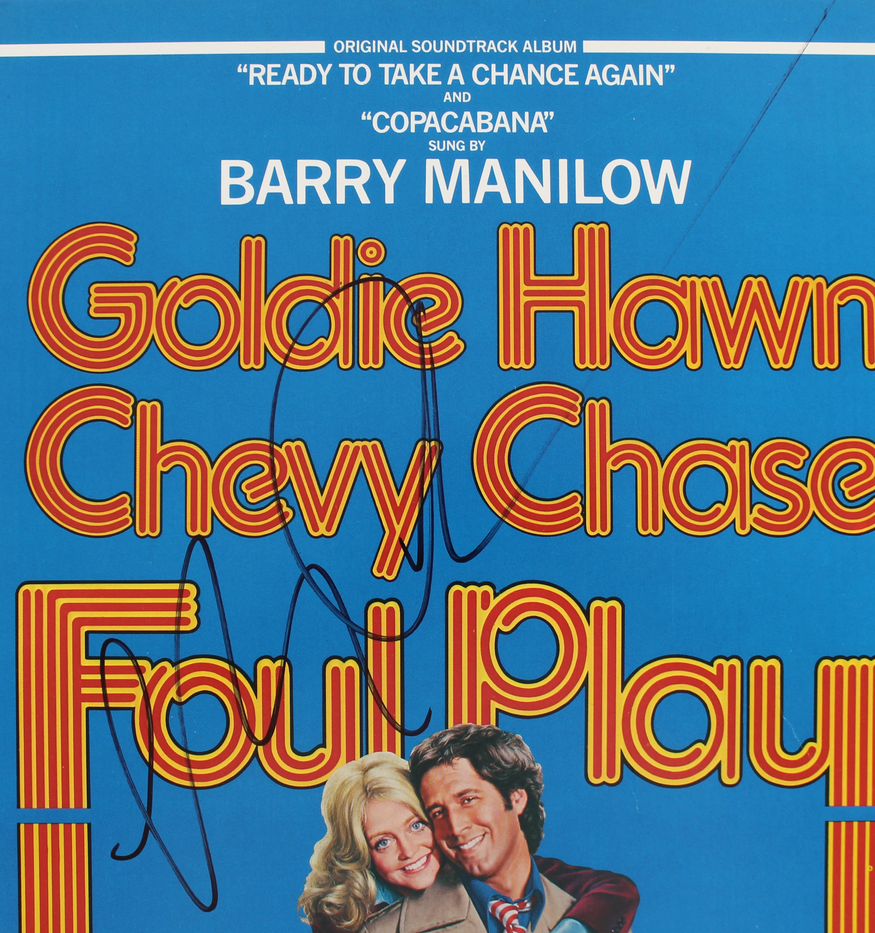 Chevy Chase Foul Play Authentic Signed Soundtrack Album Cover BAS #BF88129 - Image 3