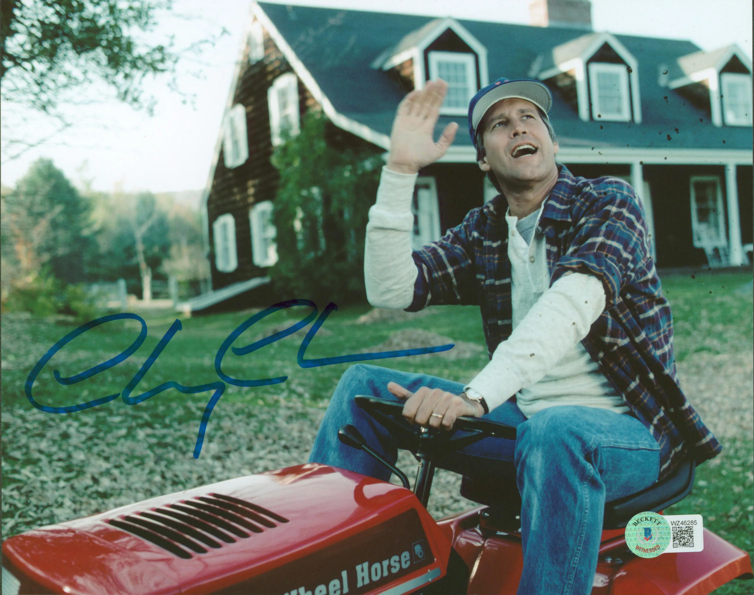 Chevy Chase Funny Farm Authentic Signed 8x10 Horizontal Photo BAS Witnessed - Image 2