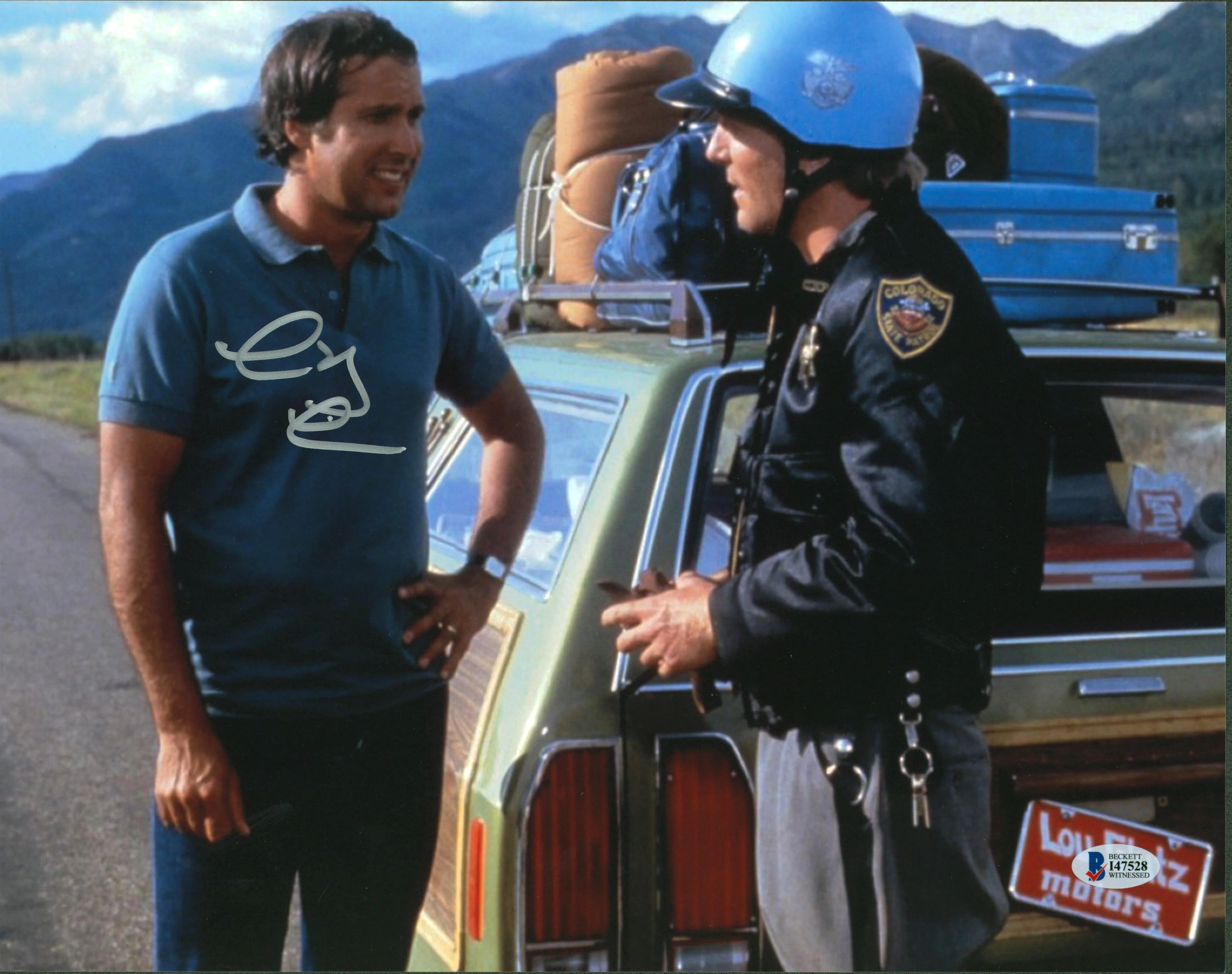 Chevy Chase National Lampoon's Vacation Authentic Signed 11x14 Photo BAS #I47528 - Image 2