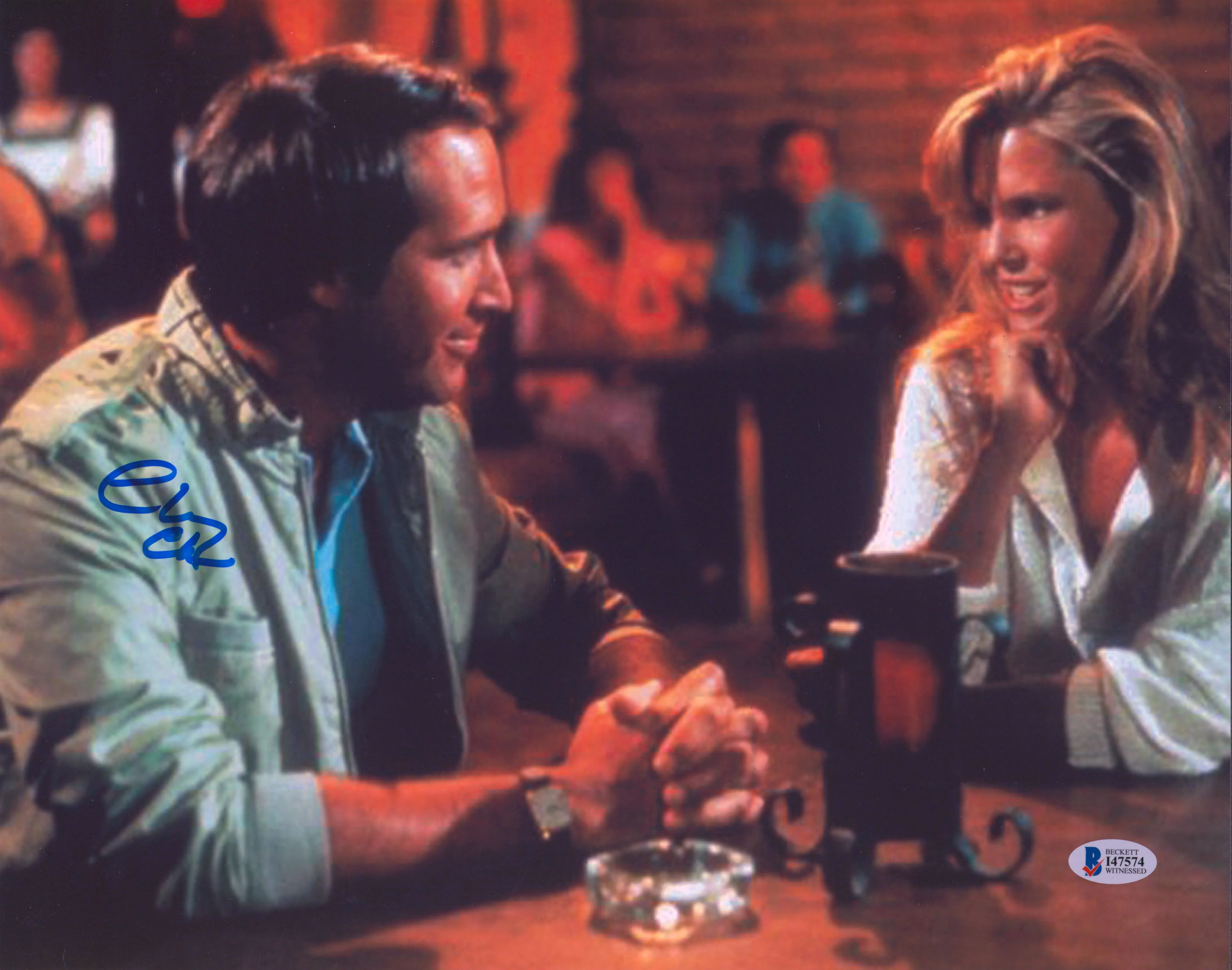 Chevy Chase National Lampoon's Vacation Signed 11x14 Photo BAS Witness #I47574 - Image 2