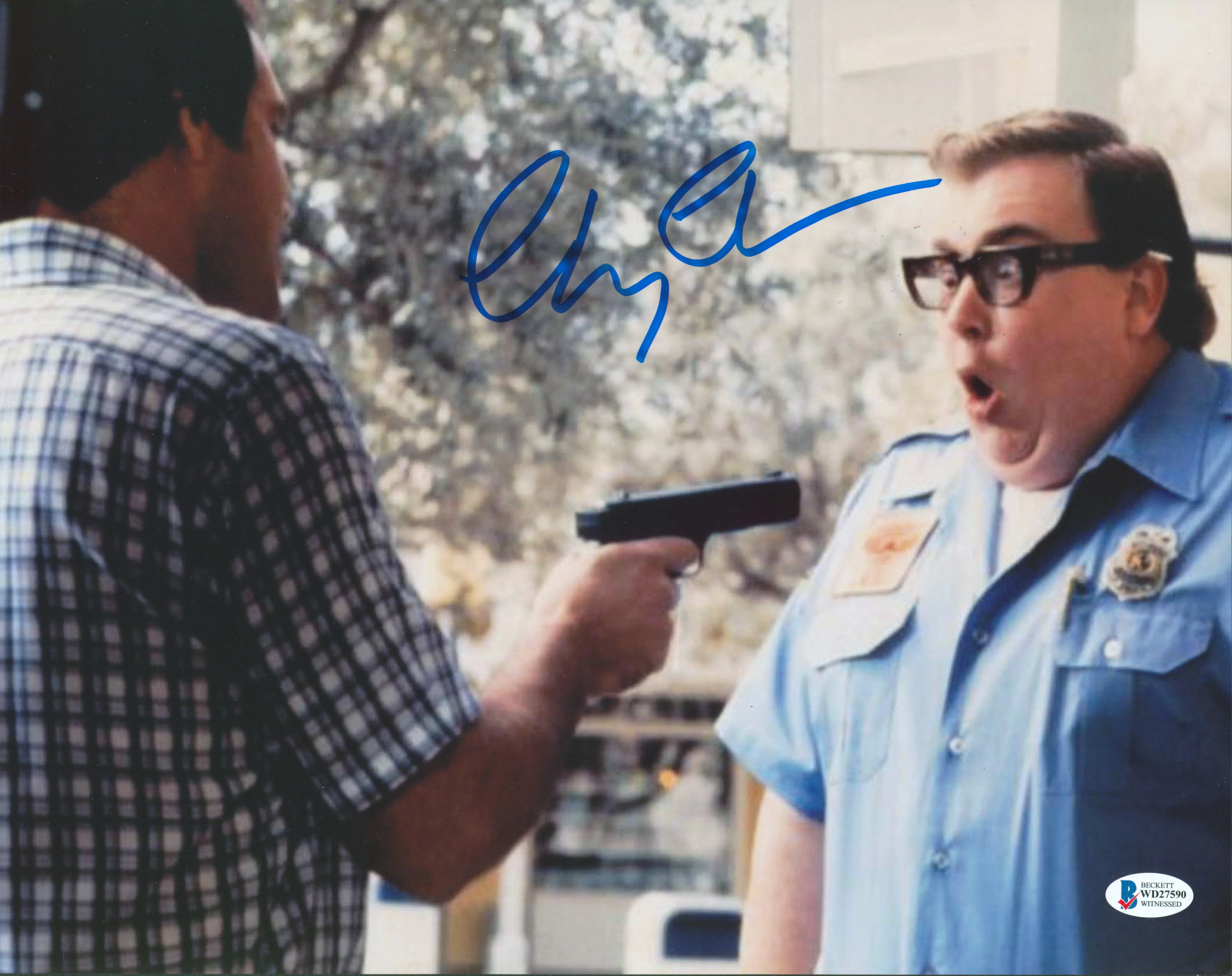 Chevy Chase National Lampoon's Vacation Signed 11x14 Photo BAS Witness #WD27590 - Image 2