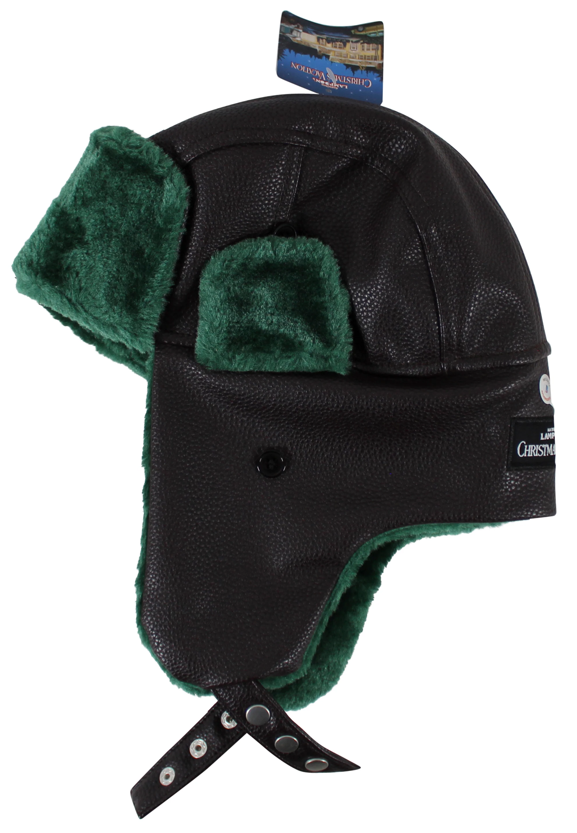 Chevy Chase & Randy Quaid Christmas Vacation "2x Insc" Signed Hat BAS #BK88259 - Image 5