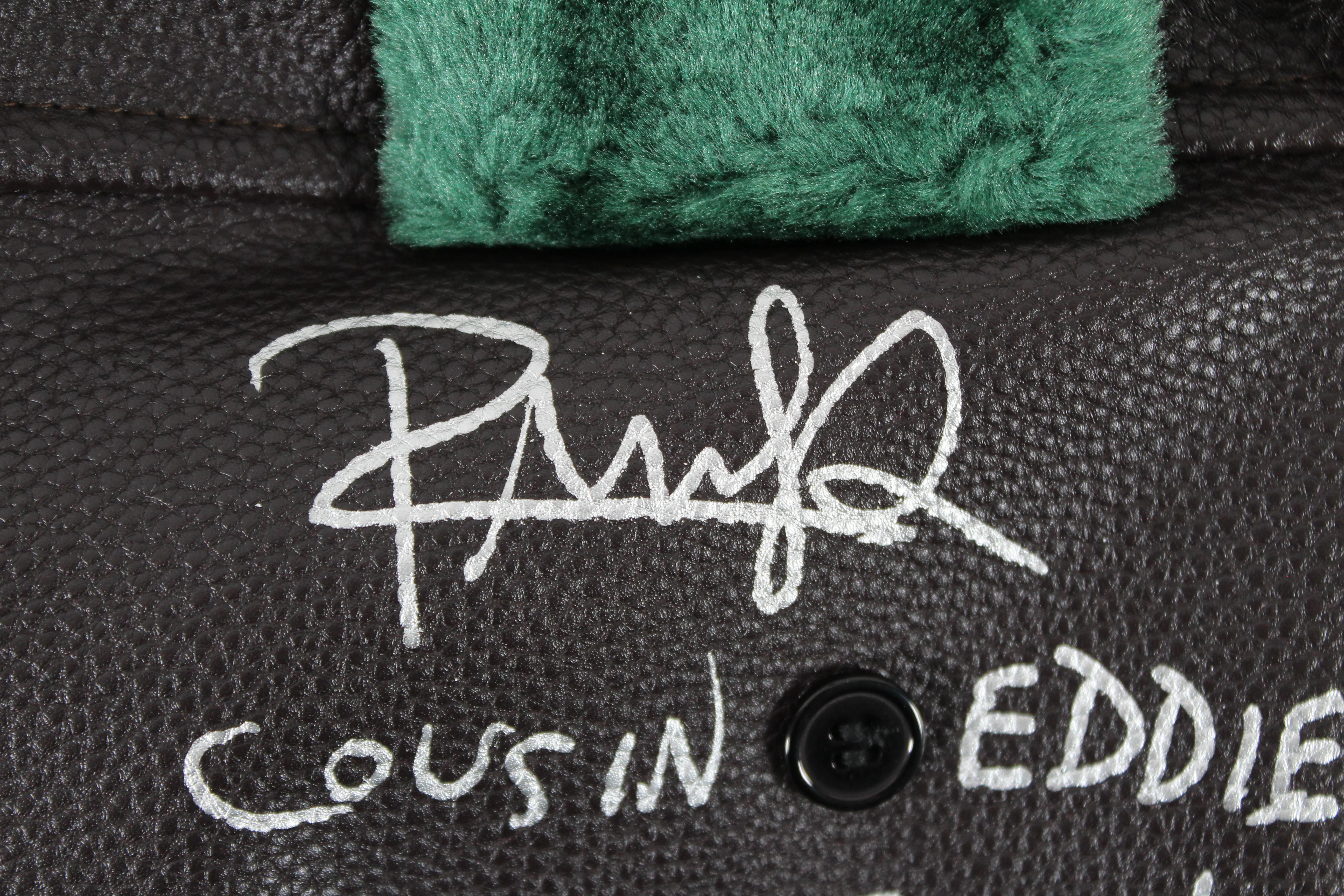 Chevy Chase & Randy Quaid Christmas Vacation "2x Insc" Signed Hat BAS #BK88260 - Image 4