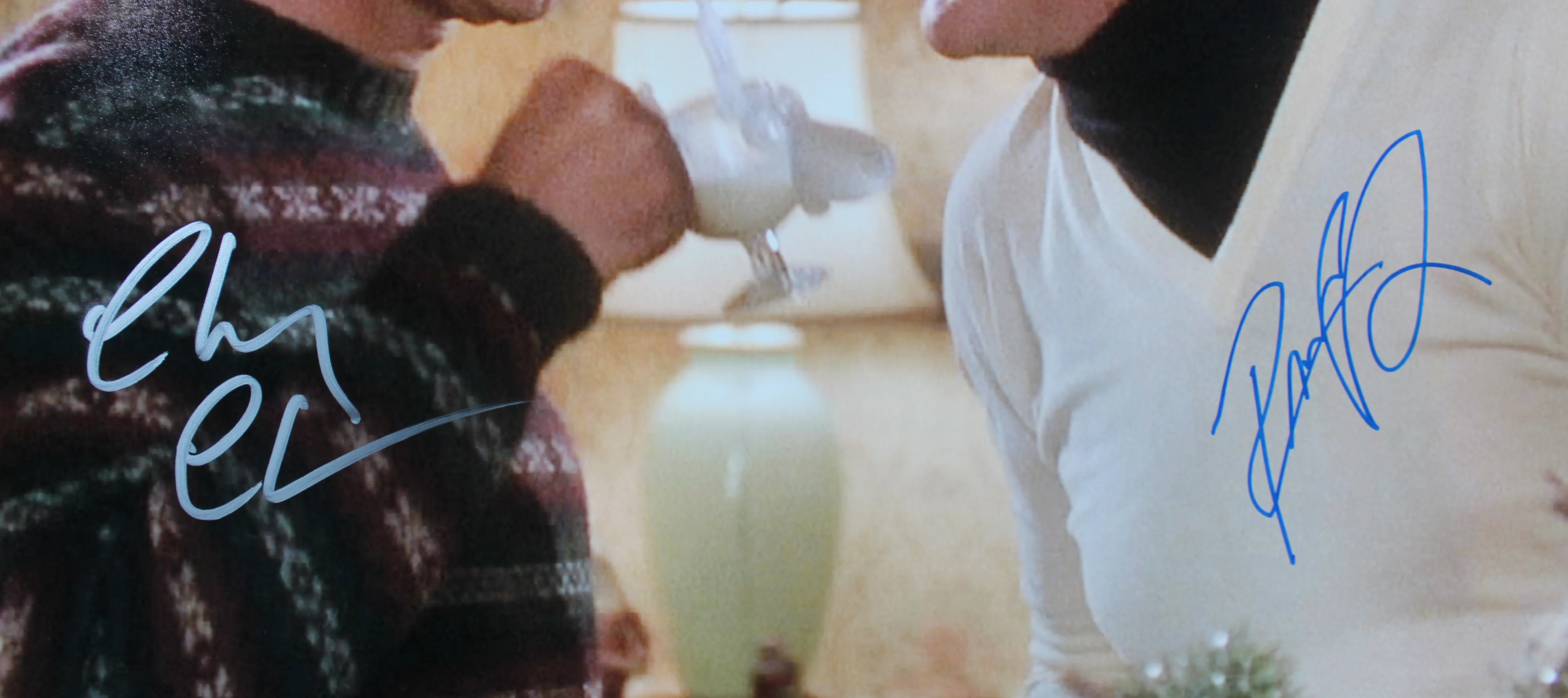 Chevy Chase & Randy Quaid Christmas Vacation Signed 16x20 Photo BAS Witnessed - Image 3