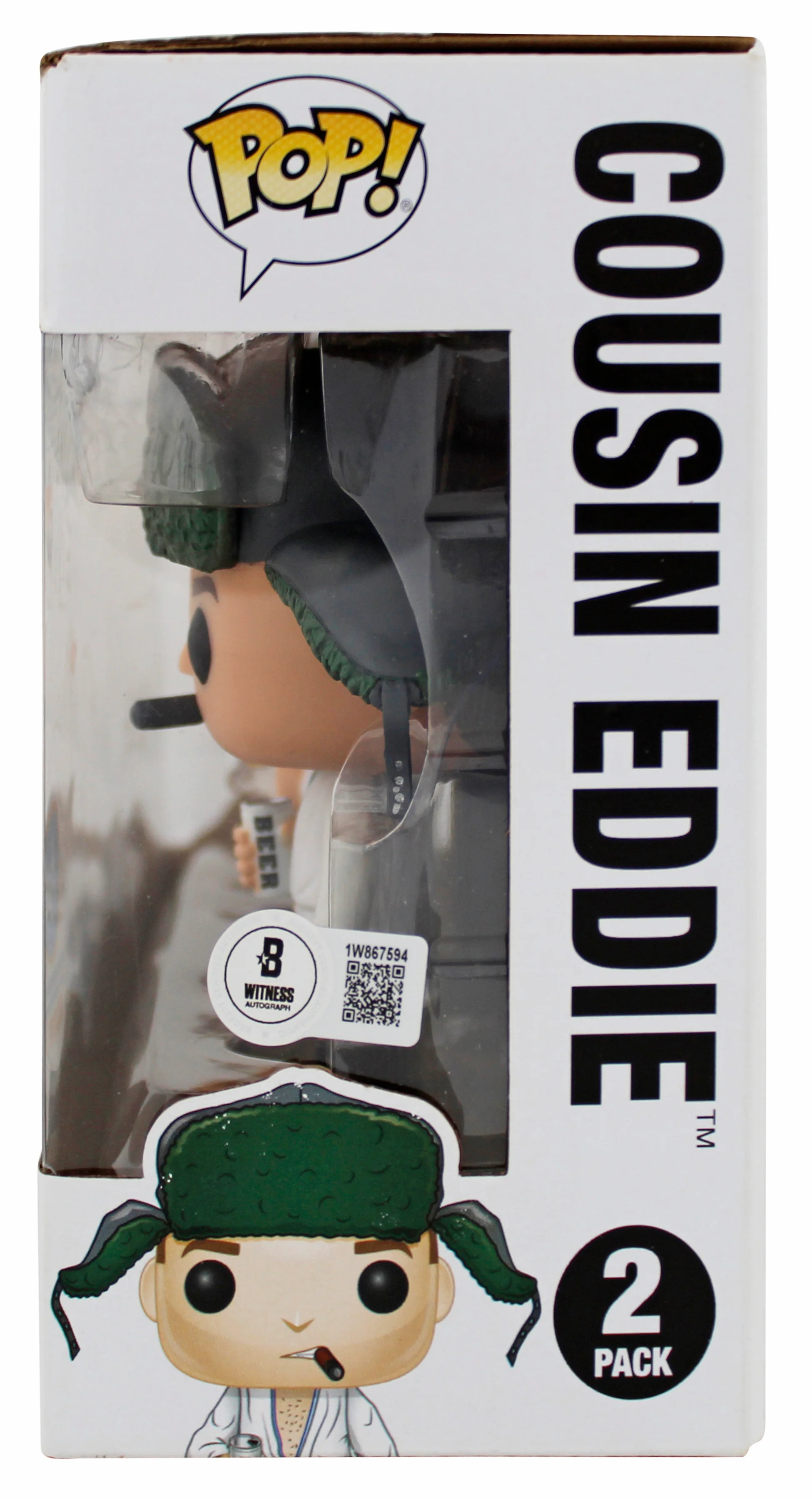 Chevy Chase & Randy Quaid Christmas Vacation Signed Funko Pop Vinyl Figure BAS W - Image 4