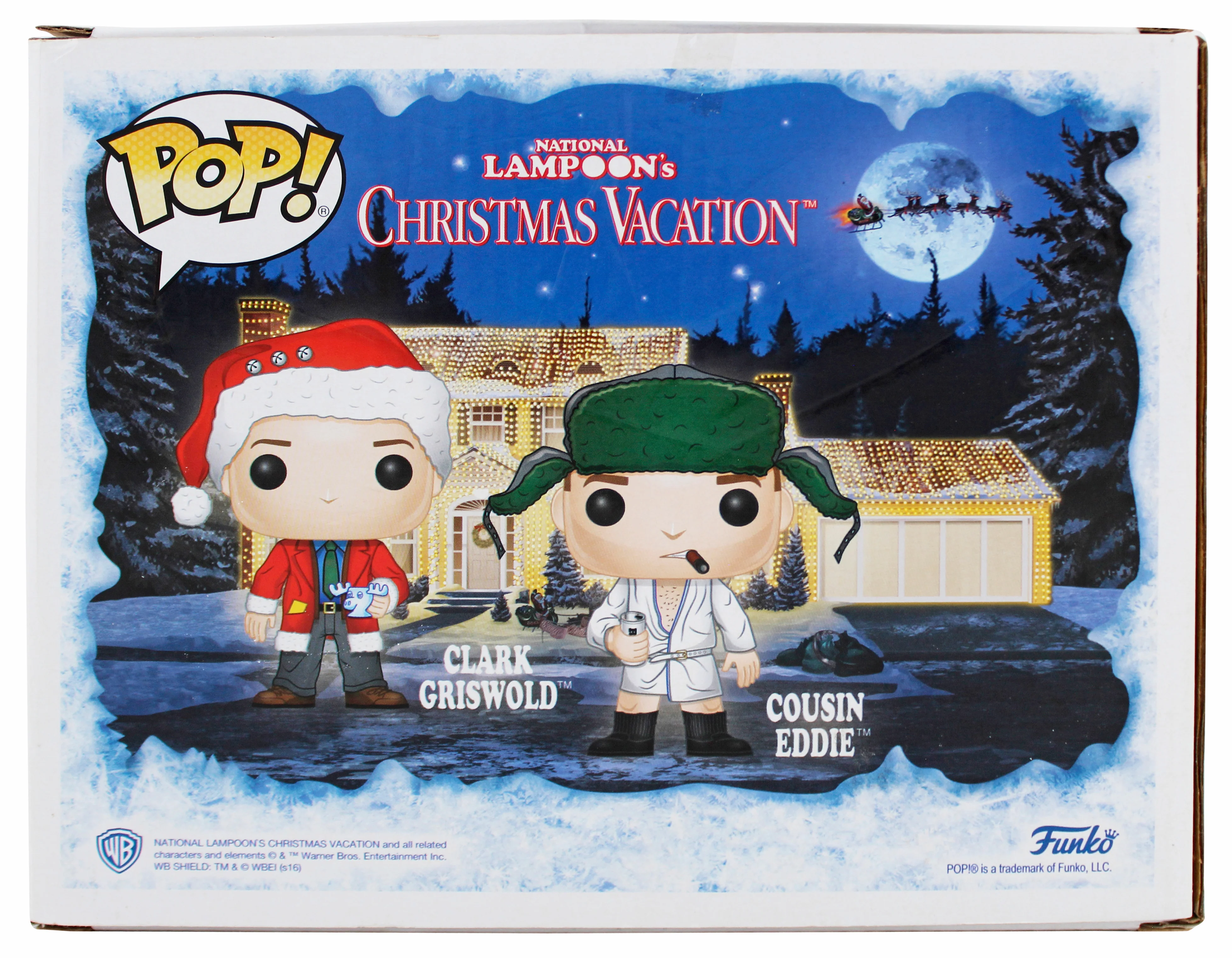 Chevy Chase & Randy Quaid Christmas Vacation Signed Funko Pop Vinyl Figure BAS W - Image 5