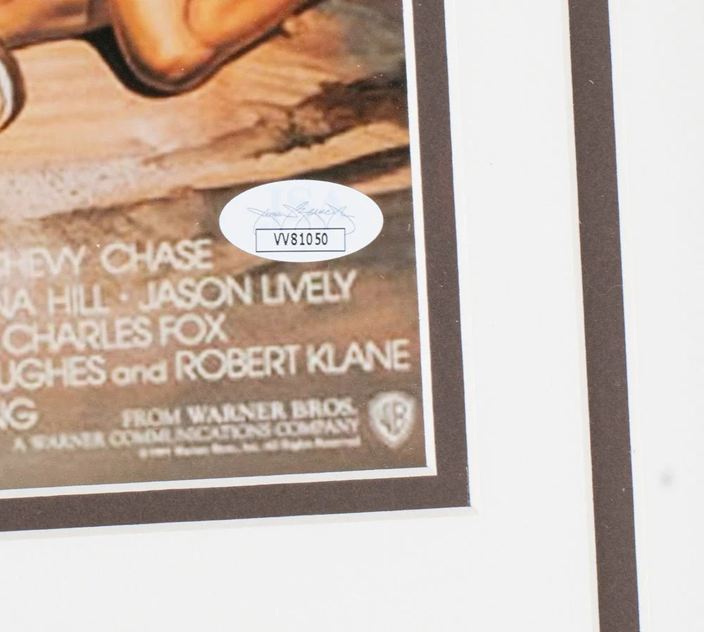 Chevy Chase Signed Framed 11x17 National Lampoons European Vacation Photo JSA - Image 3