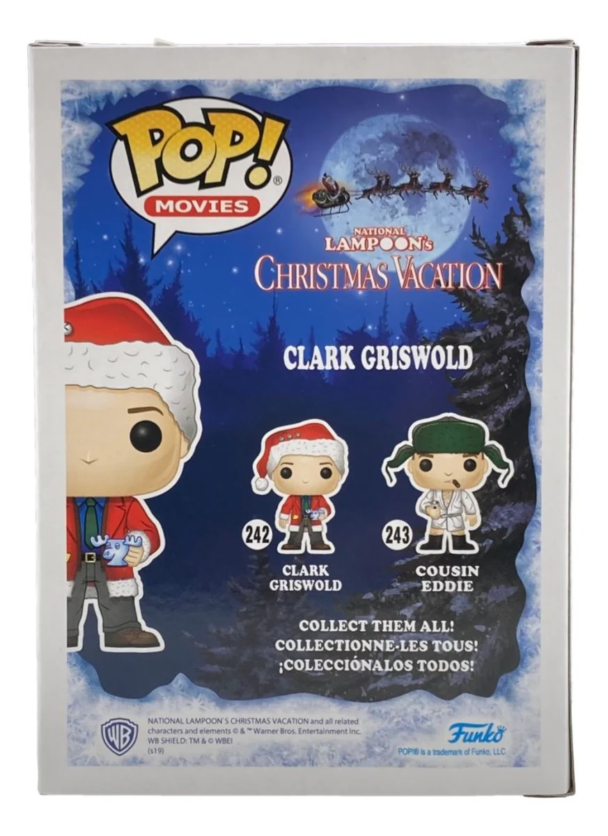Chevy Chase Signed In Red National Lampoon Christmas Vacation Funko Pop #242 BAS - Image 3