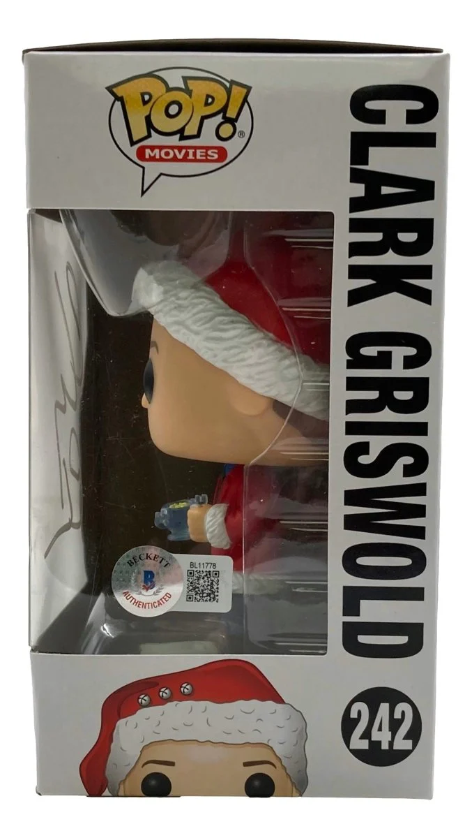 Chevy Chase Signed National Lampoon's Christmas Vacation Funko Pop #242 BAS - Image 2