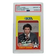 Chevy Chase Signed SNL Weekend Update Trading Card PSA/DNA Auto Gem Mint 10 - Image 3