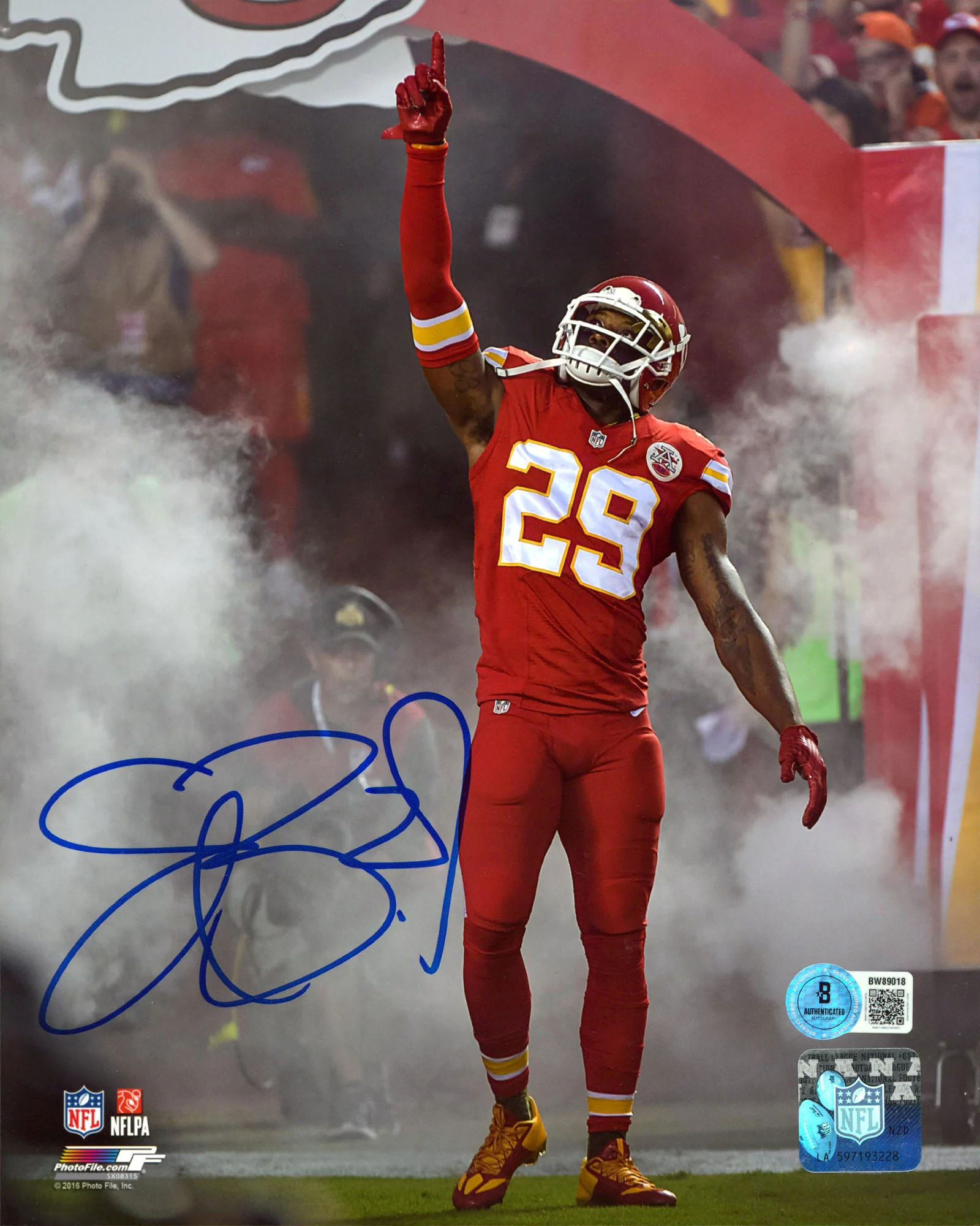 Chiefs Eric Berry Authentic Signed 8x10 Vertical Photo Autographed BAS #BW89018 - Image 2