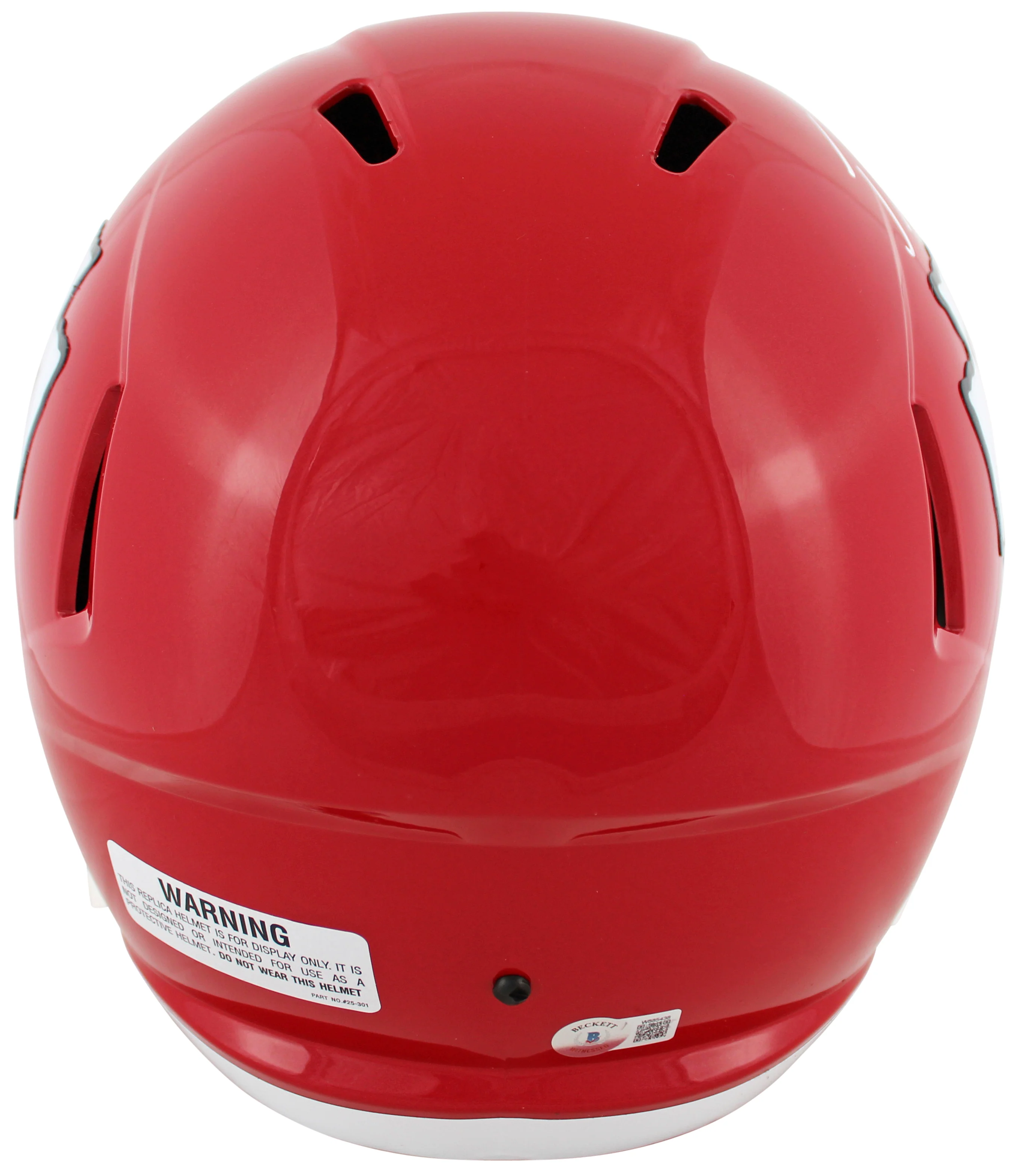 Chiefs Jamaal Charles Authentic Signed Full Size Speed Rep Helmet BAS Witnessed - Image 3