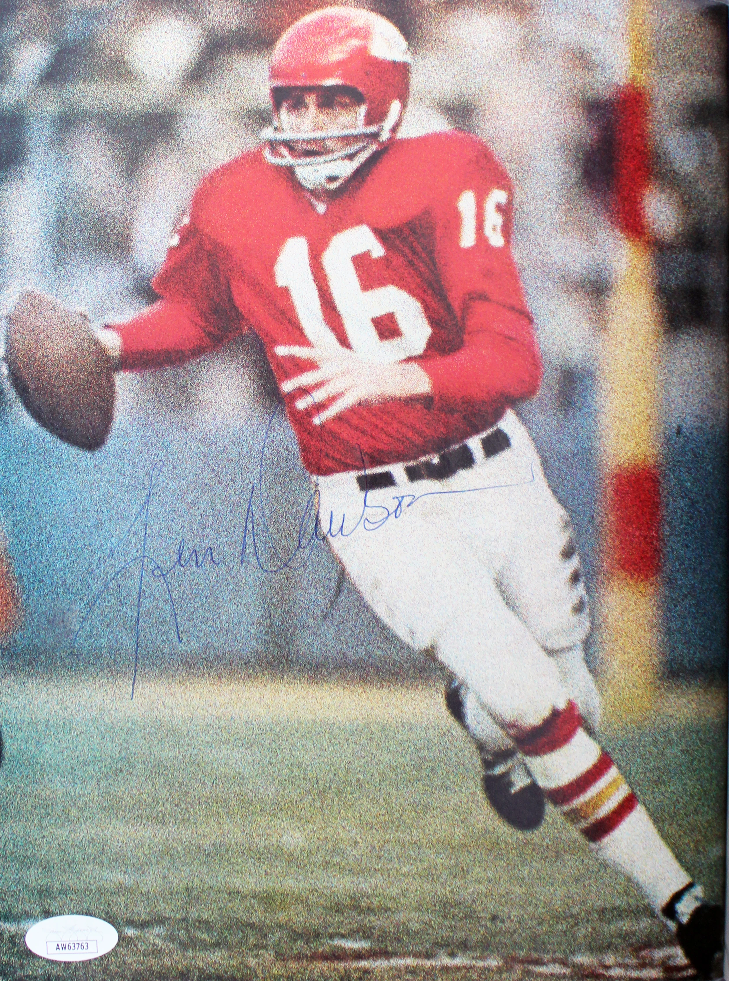 Chiefs Len Dawson Signed 1967 SBl I AFL vs NFL WC Game Program JSA #AW63763 - Image 4