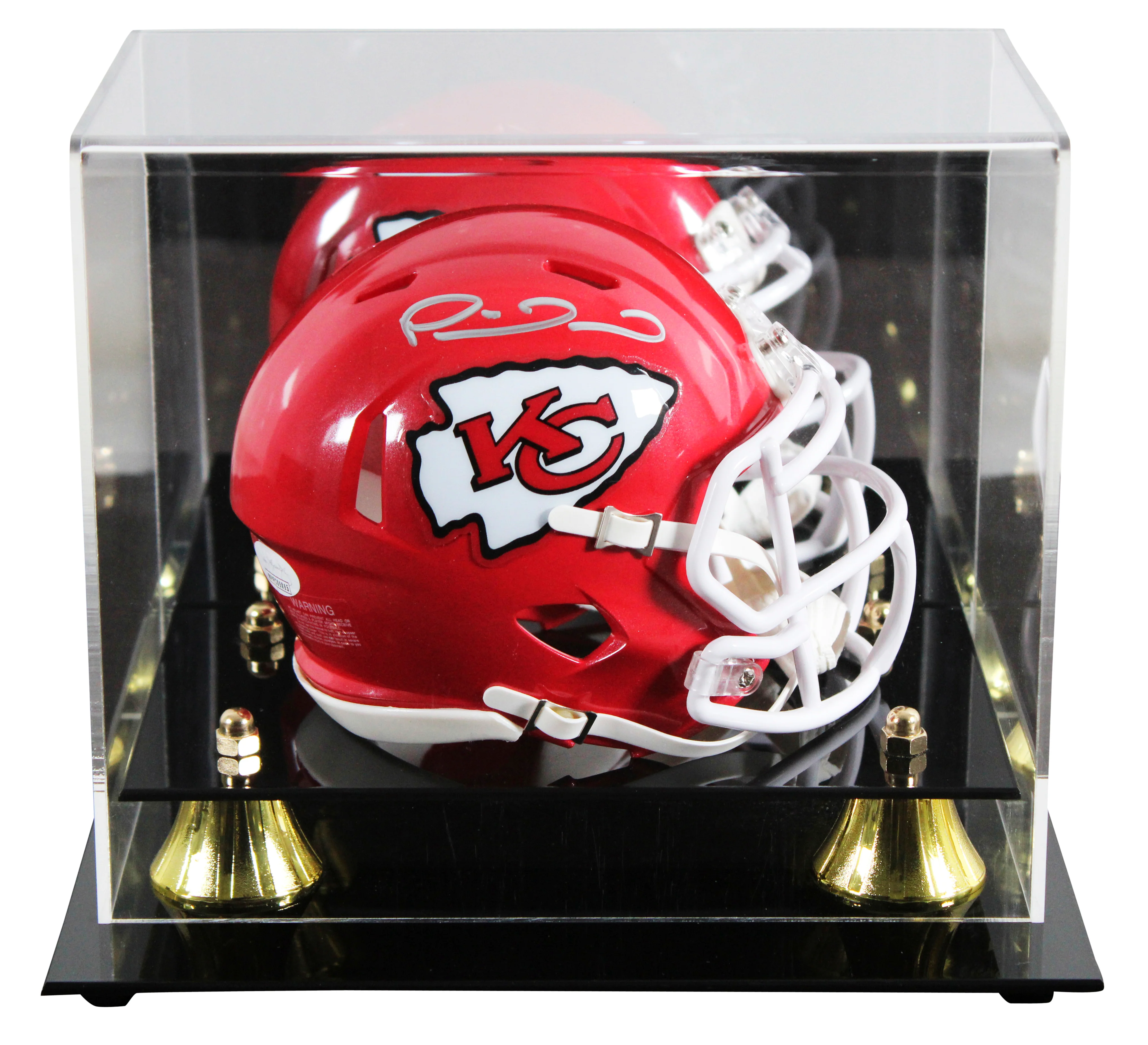 Chiefs Patrick Mahomes Authentic Signed Speed Mini Helmet w/ Case JSA - Image 2