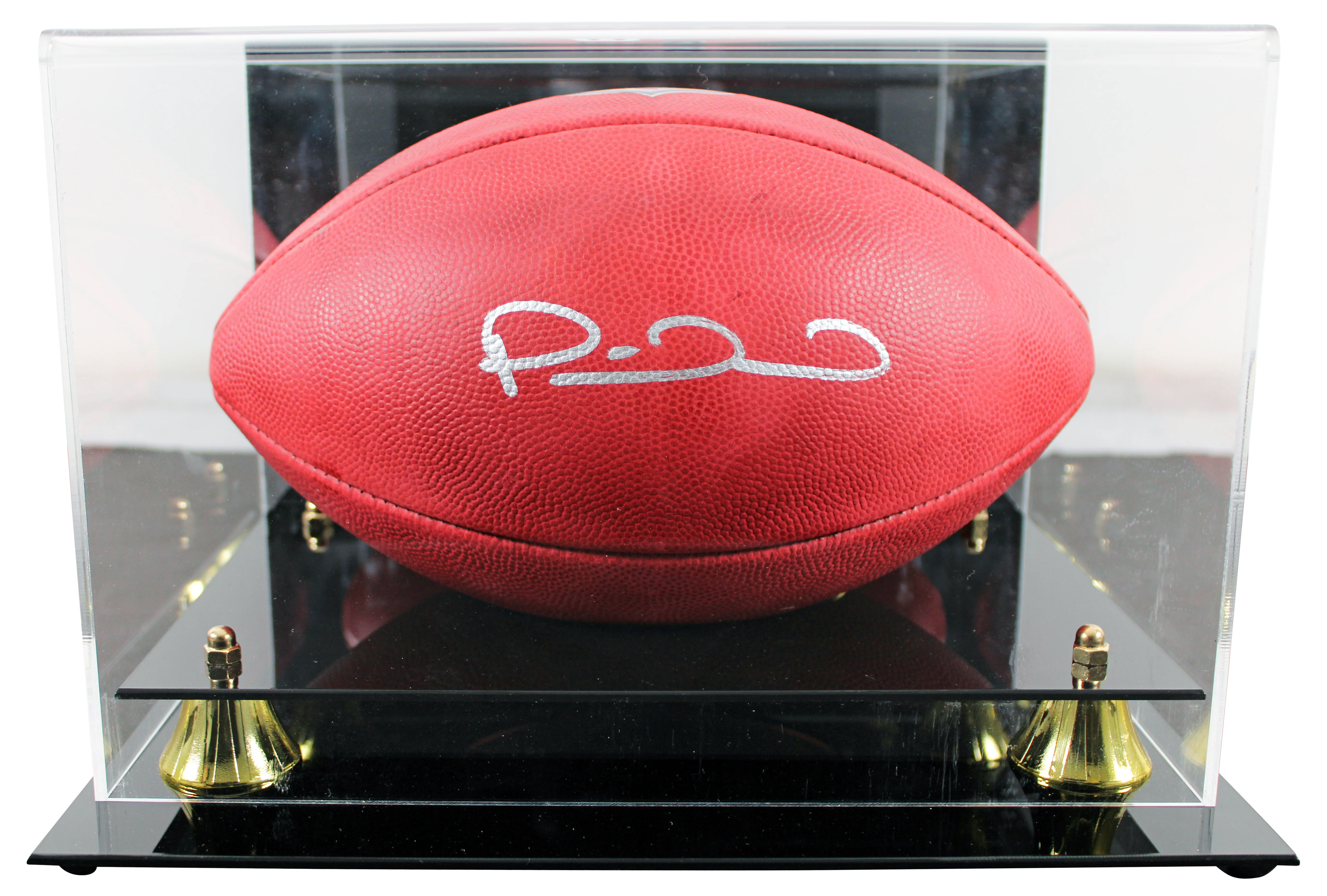 Chiefs Patrick Mahomes Signed Official "The Duke" Nfl Football w/ Case Fanatics - Image 2