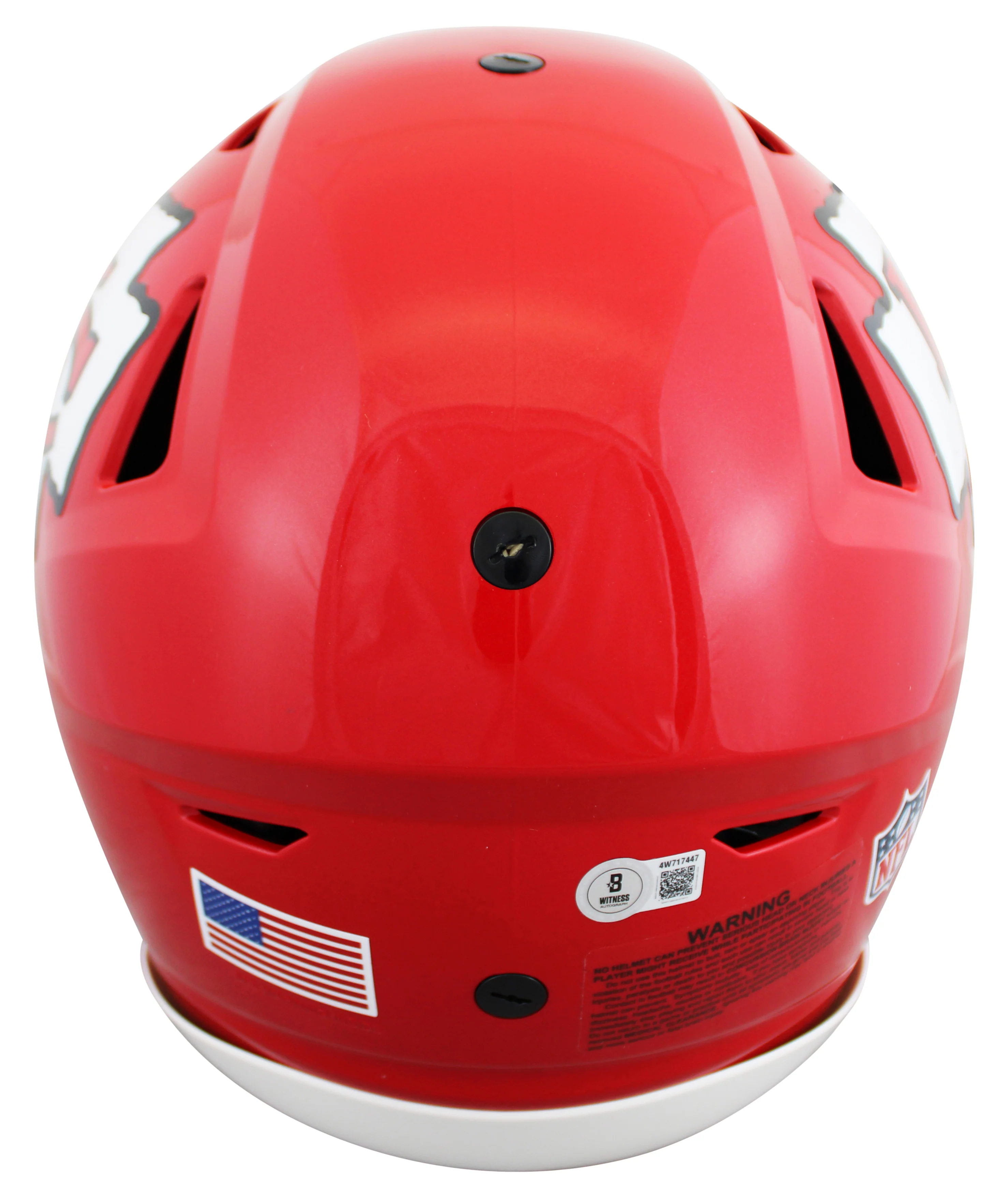 Chiefs Tony Gonzalez "HOF 19" Signed Speed Flex Full Size Helmet BAS Witnessed 2 - Image 4