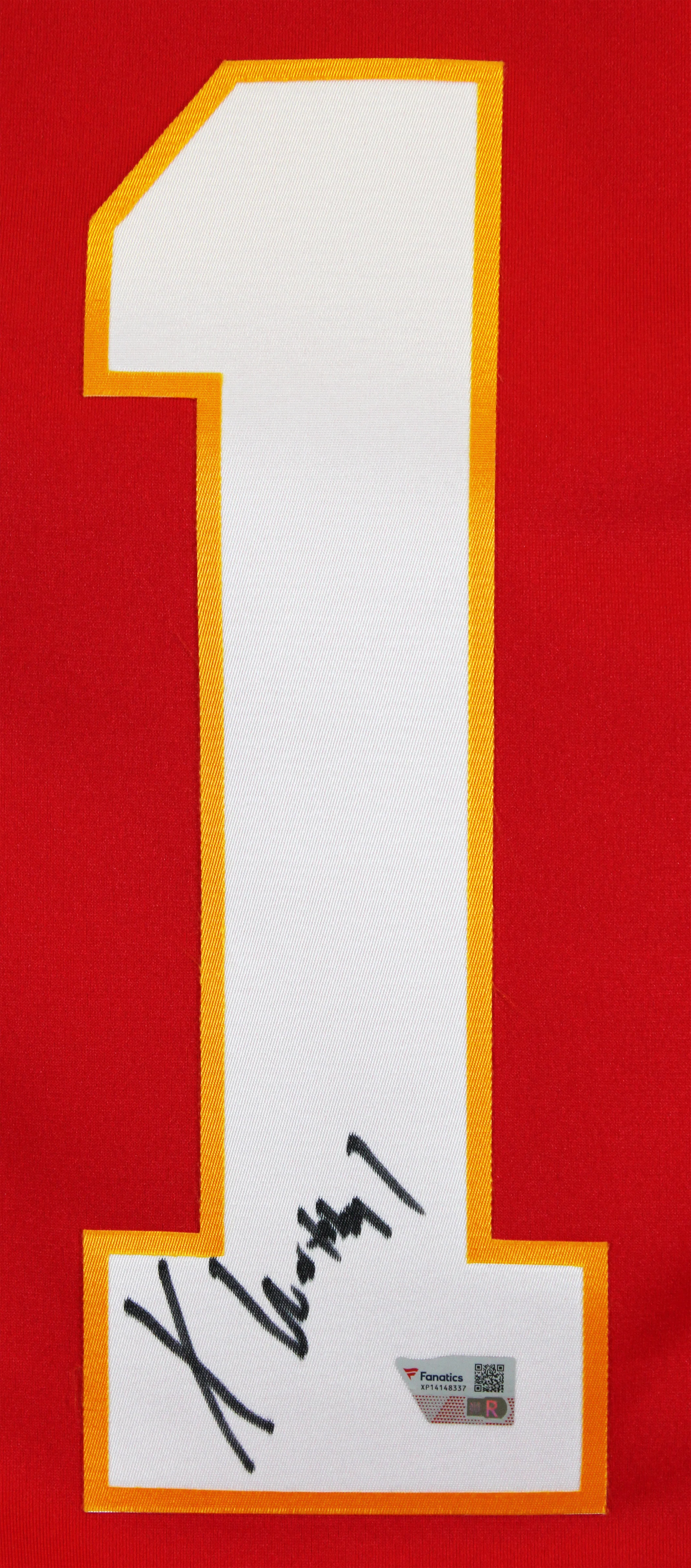 Chiefs Xavier Worthy Signed Red Nike Limited Jersey Fanatics #XP14148337 - Image 4