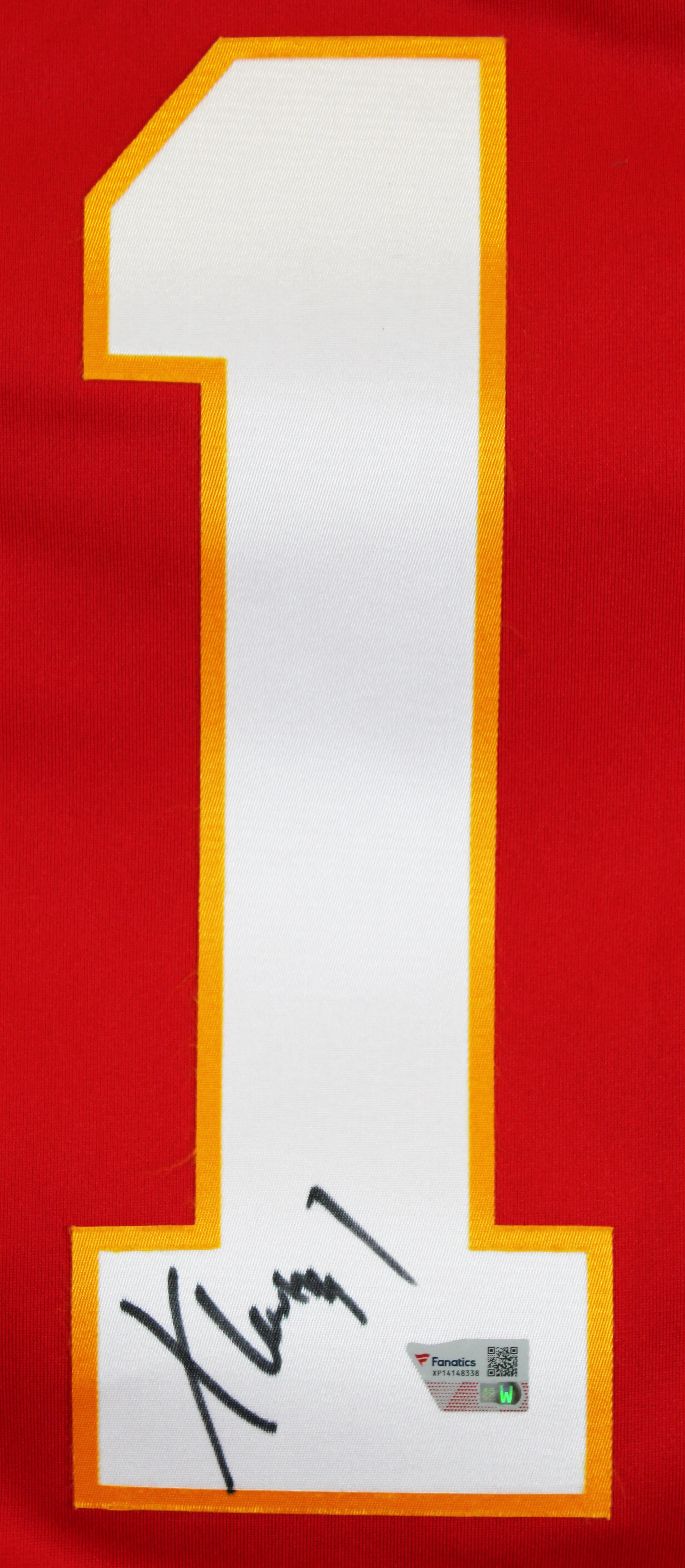 Chiefs Xavier Worthy Signed Red Nike Limited Jersey Fanatics #XP14148338 - Image 4