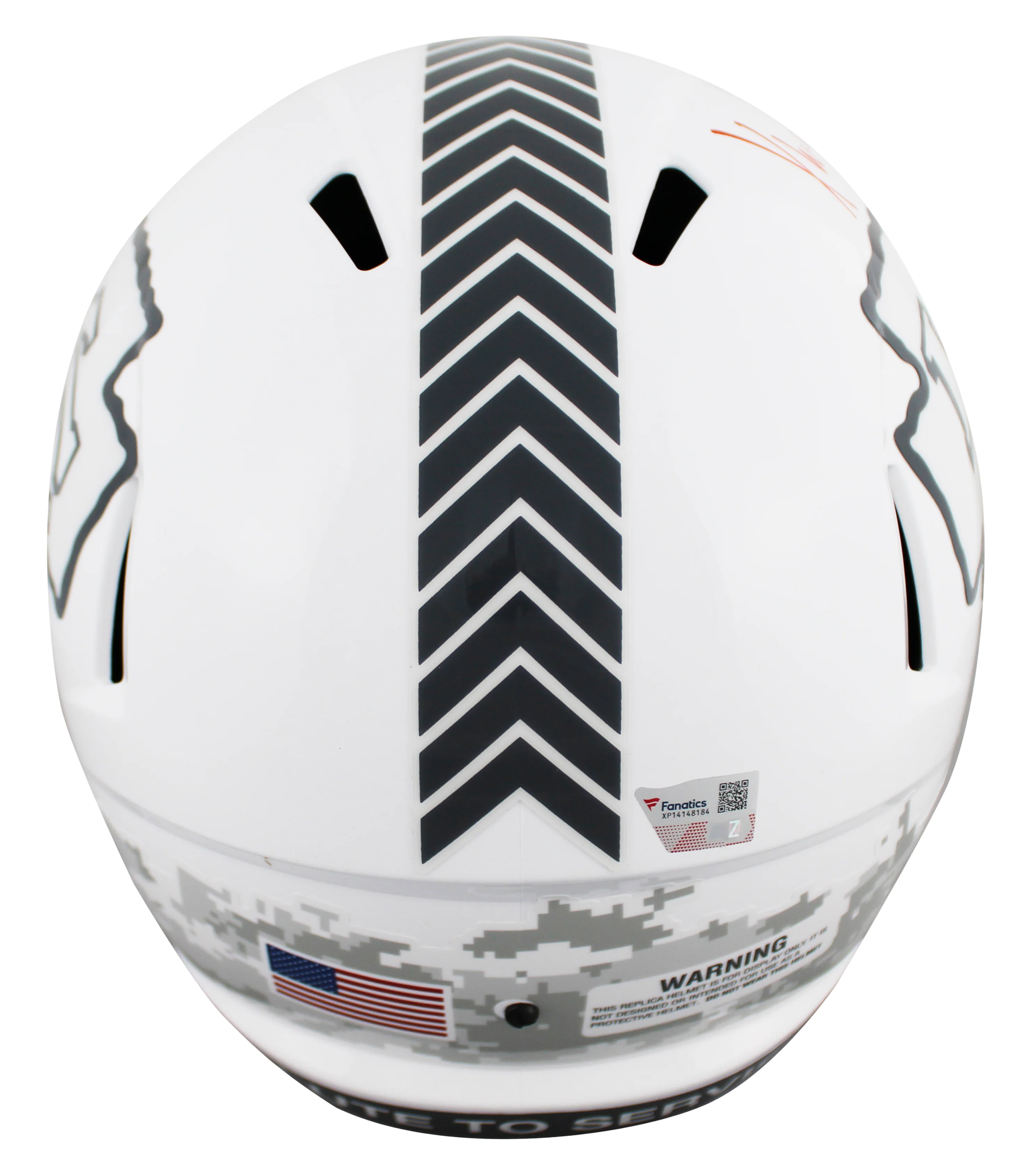 Chiefs Xavier Worthy Signed STS III Full Size Speed Rep Helmet W/ Case Fanatics - Image 4