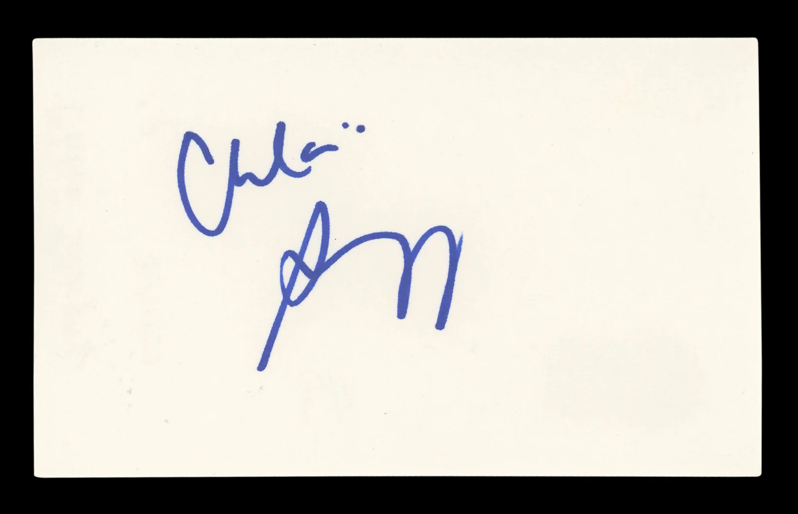 Chloe Sevigny The Brown Bunny Authentic Signed 3x5 Index Card BAS #BL96603 - Image 2