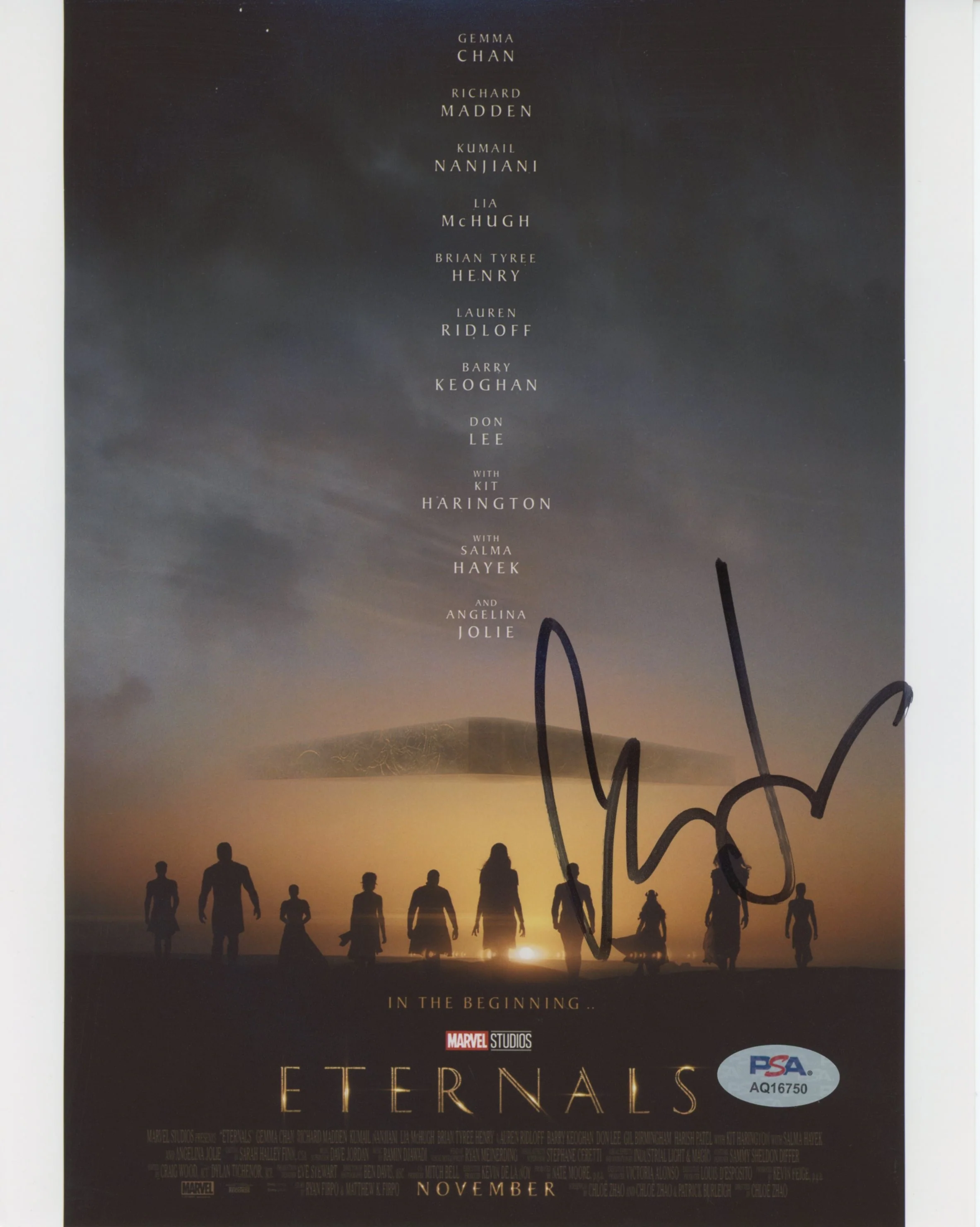 Chloe Zhao Marvel Eternals Authentic Signed 8x10 Photo PSA/DNA #AQ16750 - Image 2