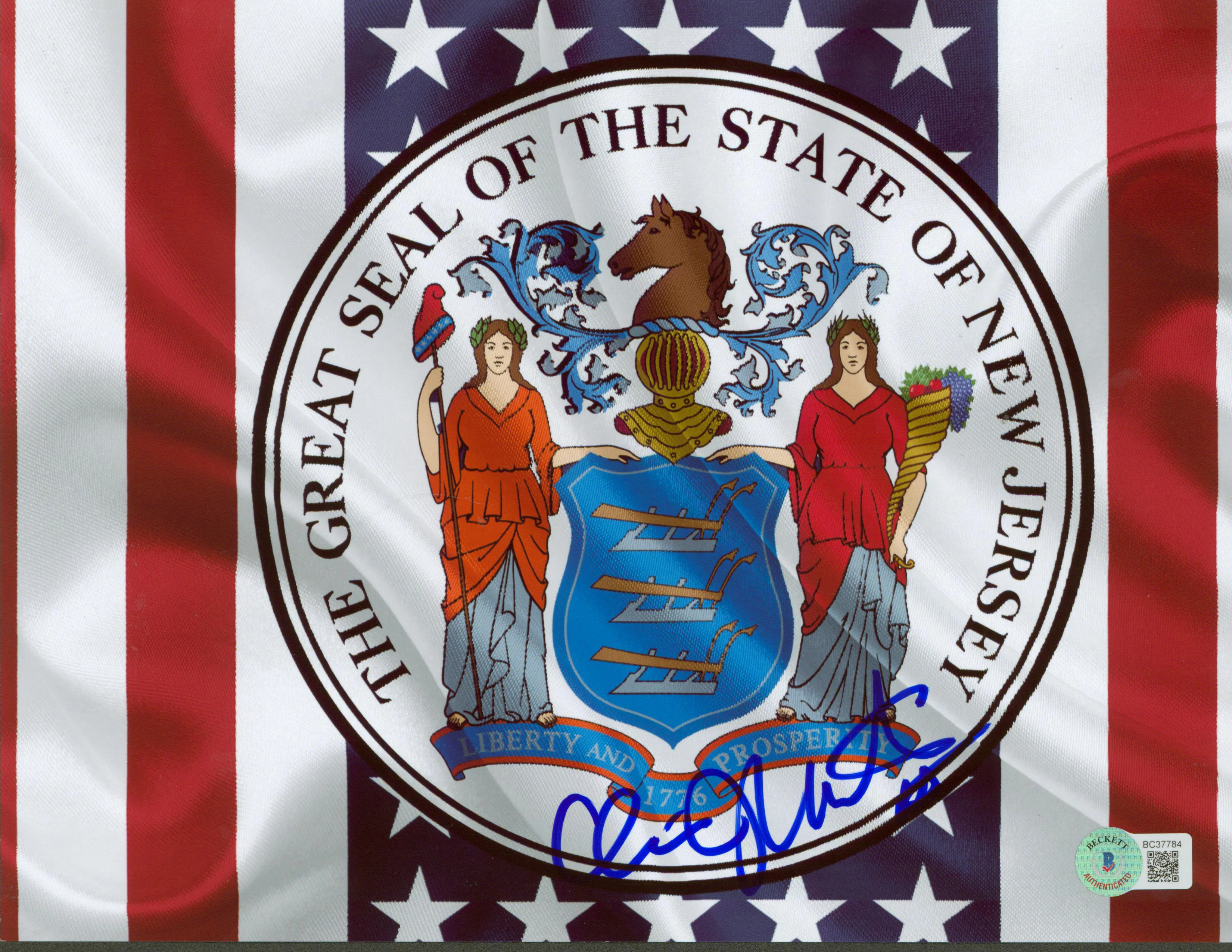 Chris Christie Authentic Signed 8.5x11 Photo Autographed BAS #BC37784 - Image 2