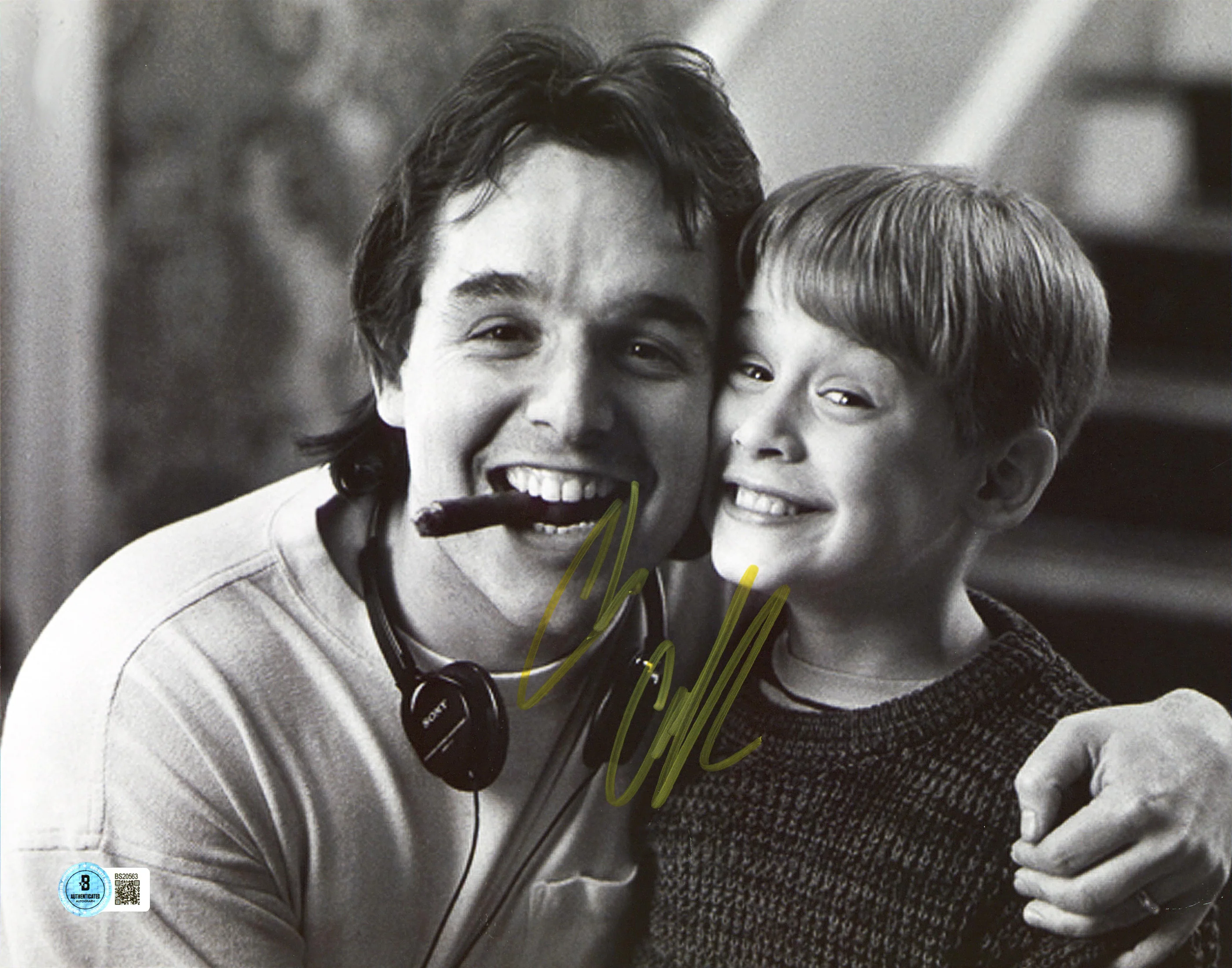 Chris Columbus Home Alone Authentic Signed 11x14 Horizontal Photo BAS #BS20563 - Image 2