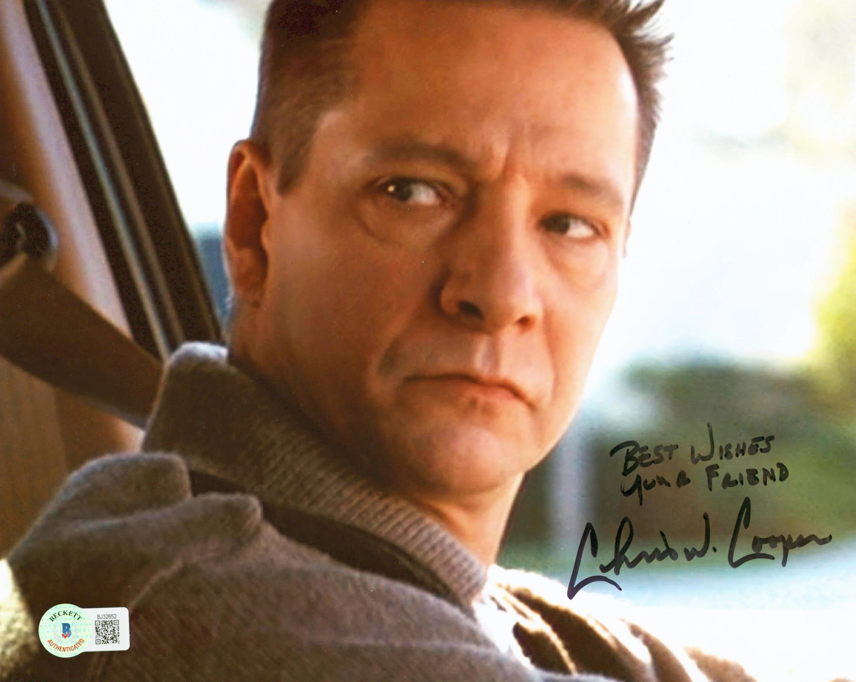Chris Cooper American Beauty "Best Wishes" Signed 8x10 Photo BAS #BJ32652 - Image 2