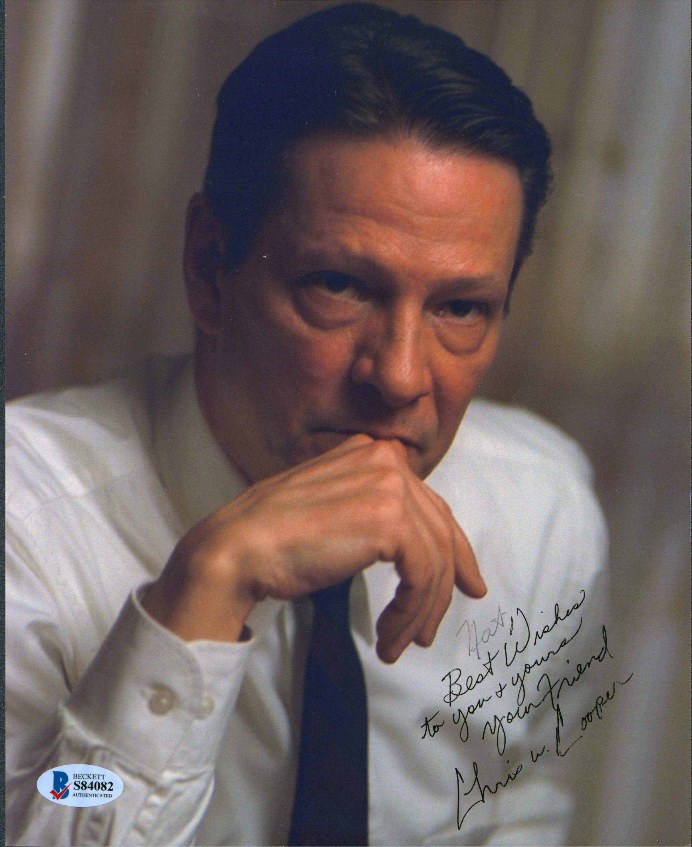 Chris Cooper Bourne Identity Authentic Signed 8x10 Photo Autographed BAS #S84082 - Image 2