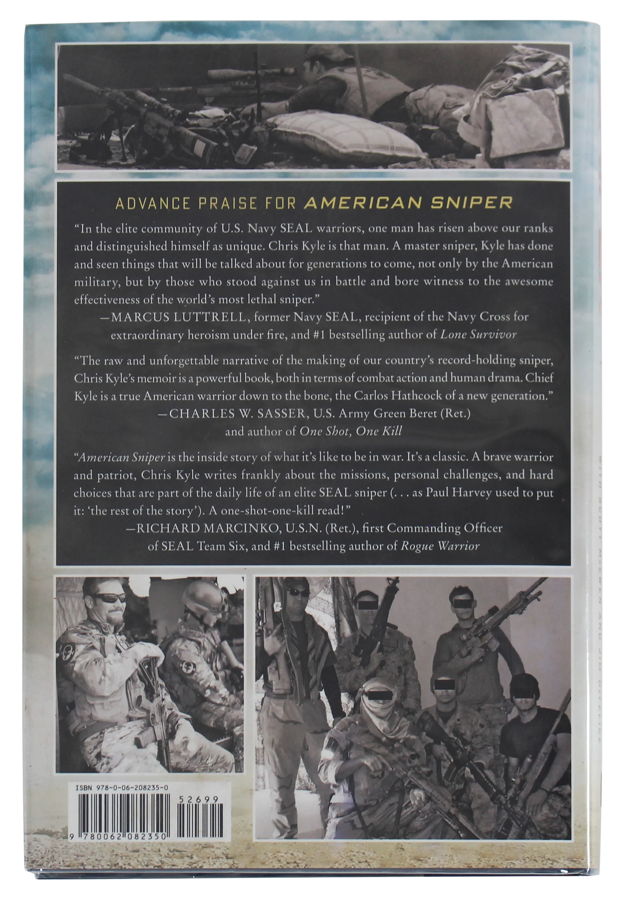 Chris Kyle & Taya Kyle Signed American Sniper 1st Ed Hardcover Book BAS #AB14676 - Image 8