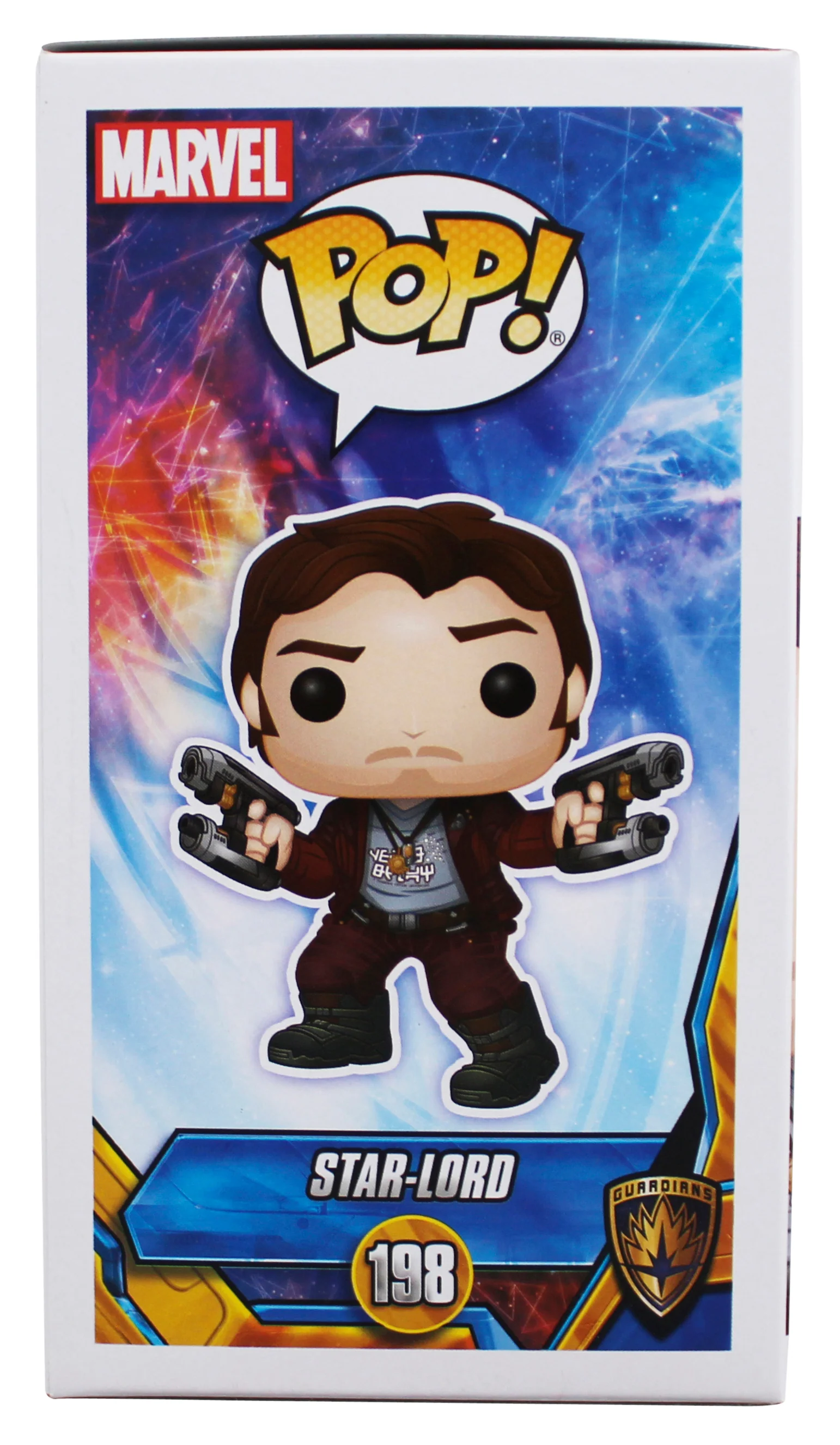Chris Pratt Guardians of the Galaxy Signed #198 Funko Pop Figure BAS #BW46466 - Image 6