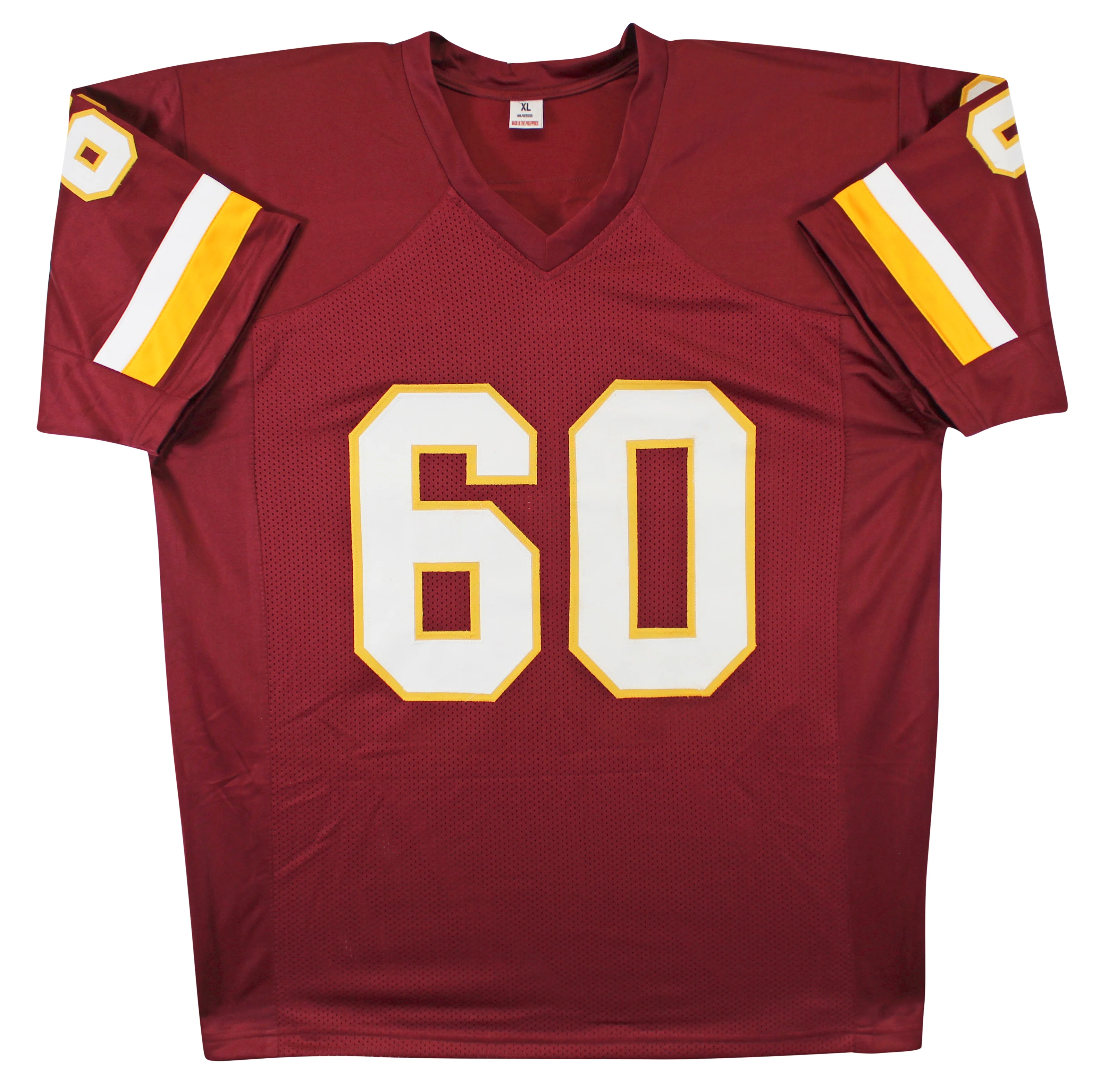 Chris Samuels Authentic Signed Maroon Pro Style Jersey Autographed BAS Witnessed - Image 4