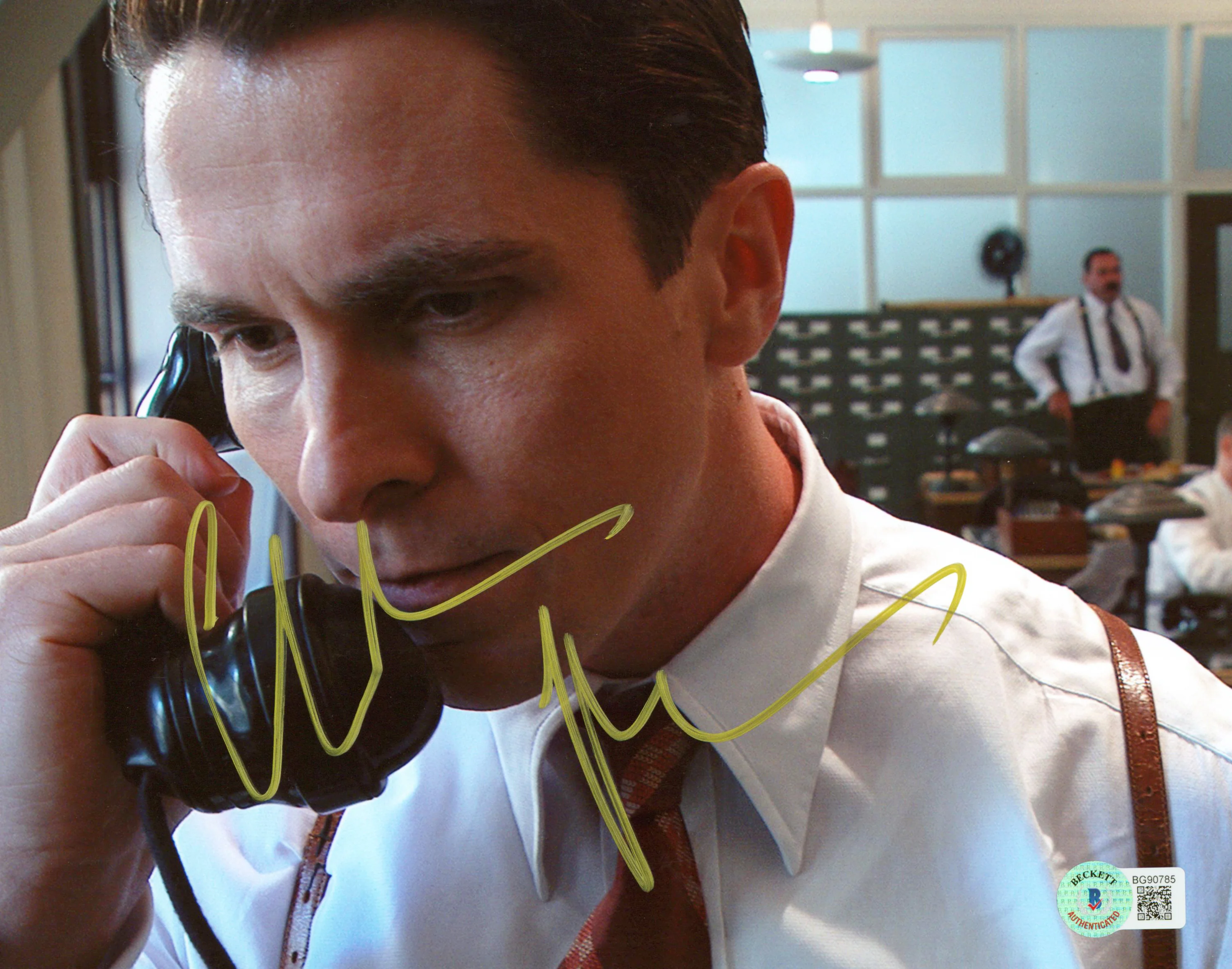 Christian Bale Public Enemies Authentic Signed 8x10 Photo BAS #BG90785 - Image 2