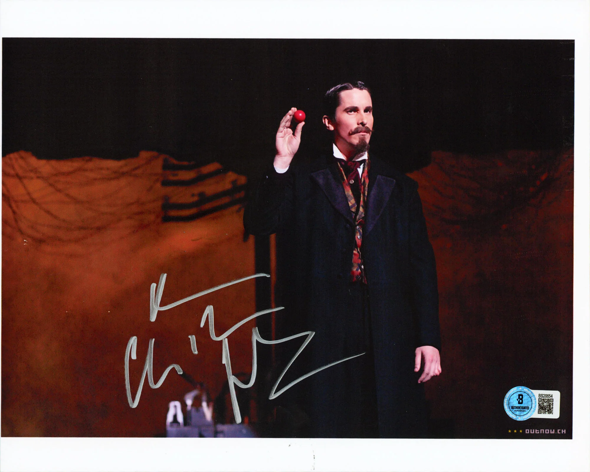 Christian Bale The Prestige Authentic Signed 8.5x11 Photo BAS #BS20654 - Image 2
