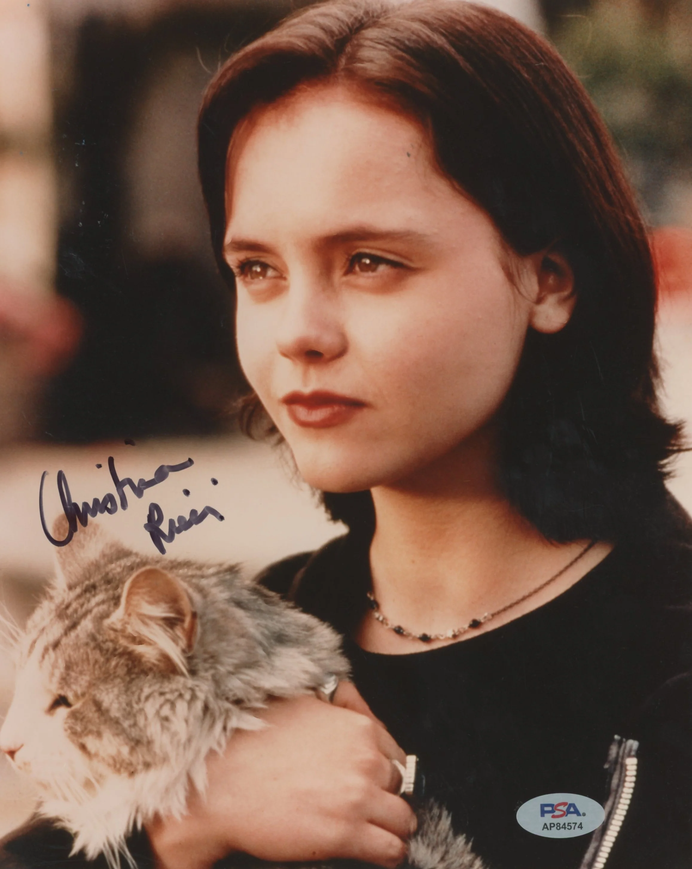 Christina Ricci That Darn Cat! Authentic Signed 8x10 Photo PSA/DNA #AP84574