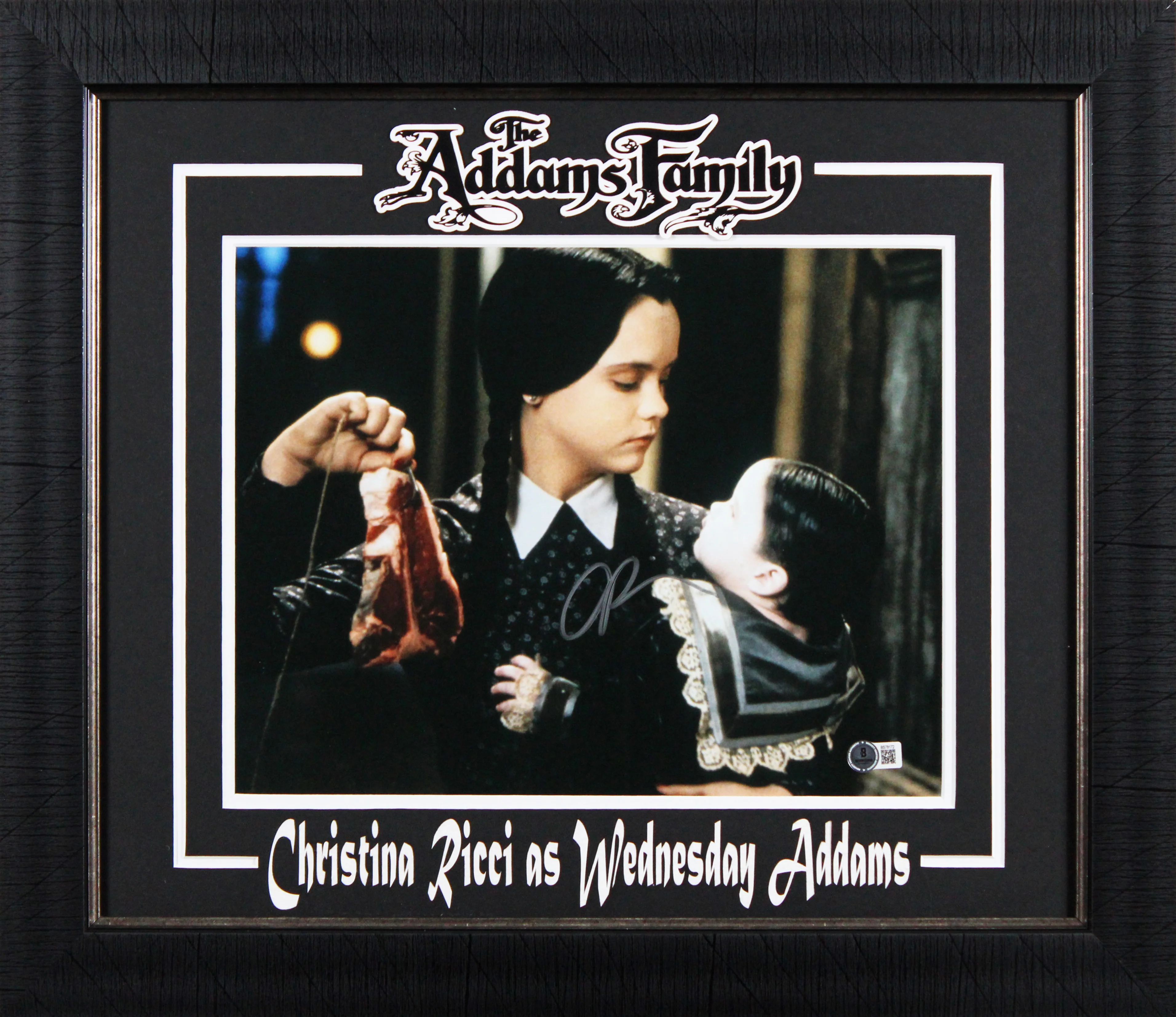 Christina Ricci The Addams Family Signed 11x14 Framed Photo BAS #BS78172 - Image 2