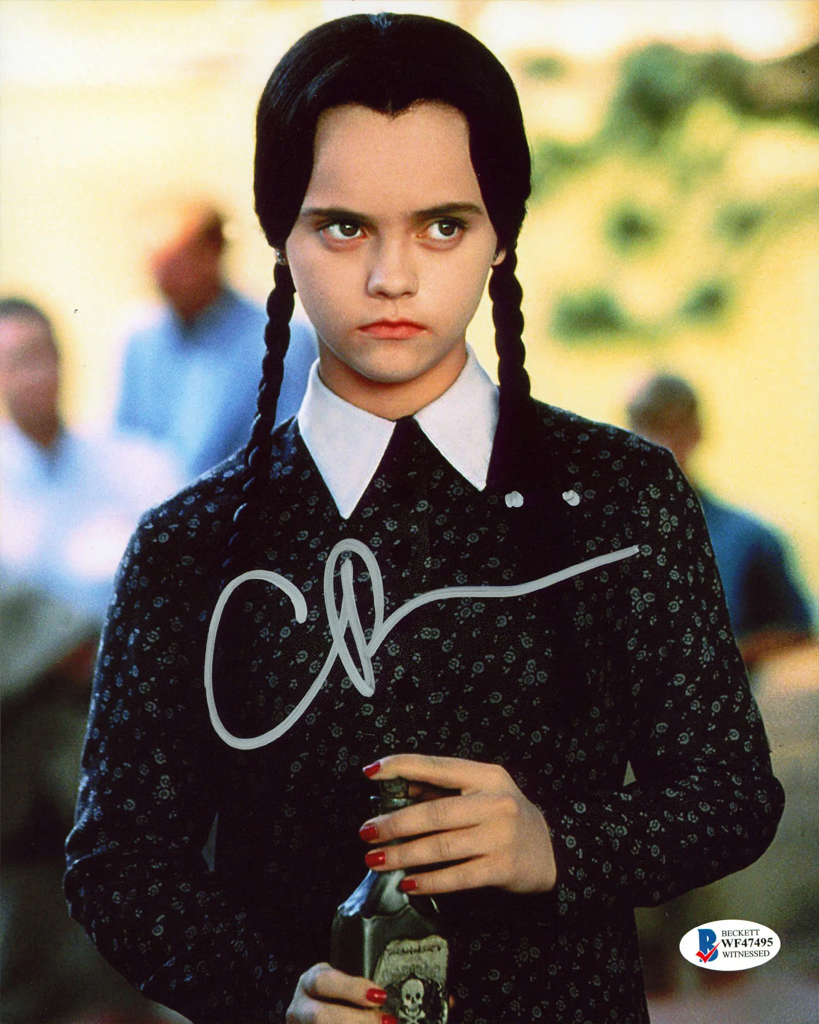 Christina Ricci The Addams Family Signed 8x10 Framed Photo BAS #WF47495 - Image 3
