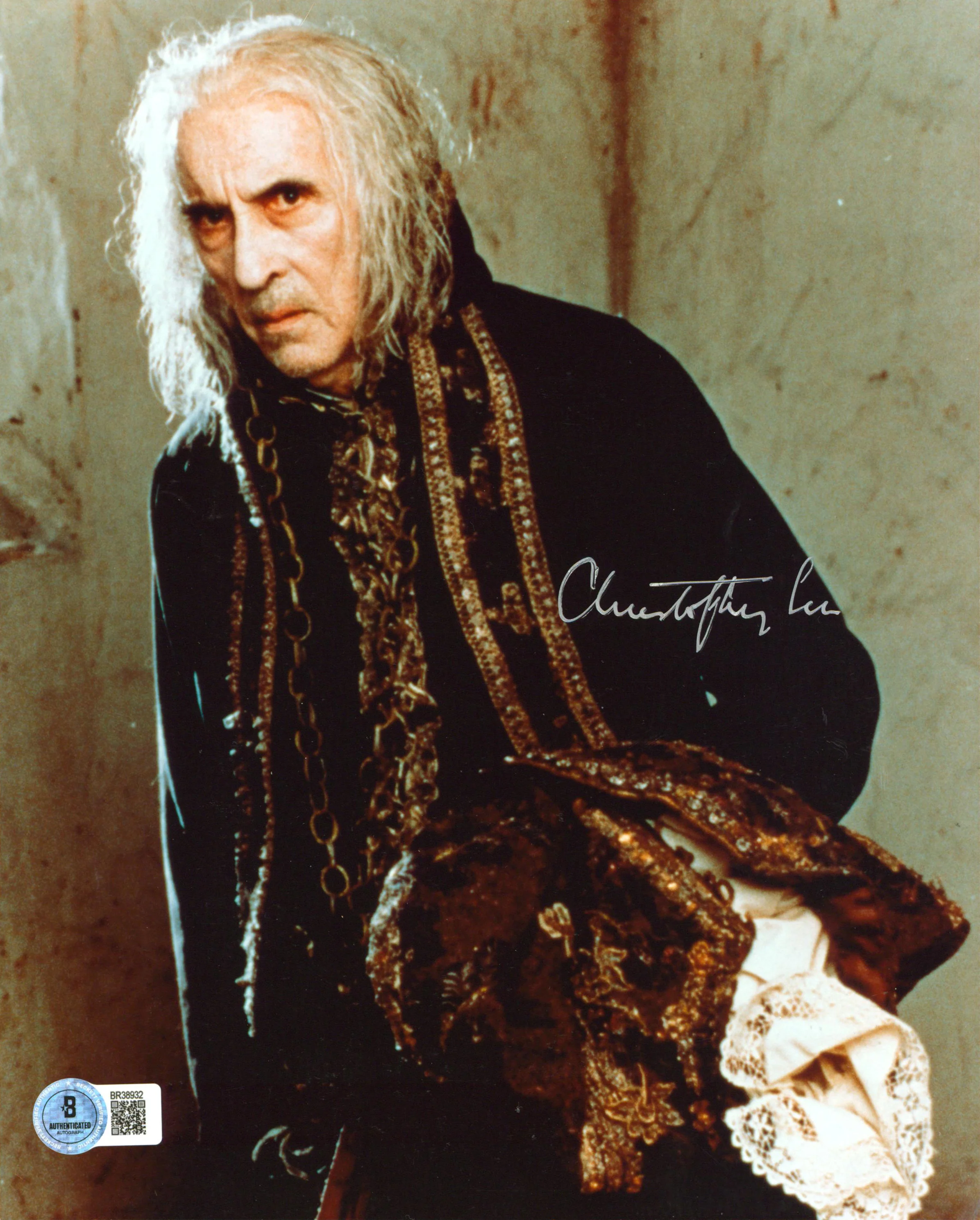 Christopher Lee Gormenghast Authentic Signed 8x10 Photo Autographed BAS #BR38932