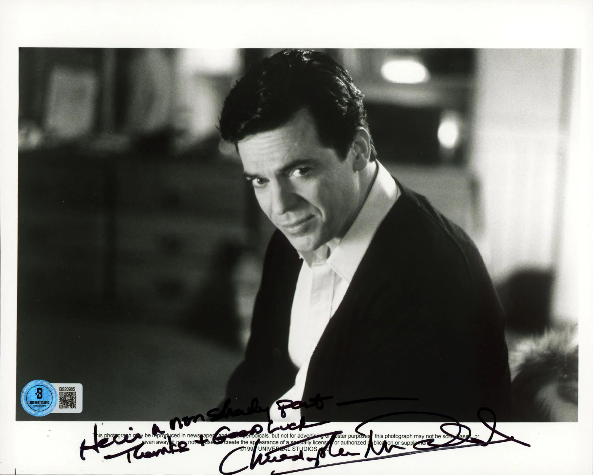 Christopher McDonald Happy Gilmore "Have A Non.." Signed 8x10 Photo BAS #BS20985 - Image 2