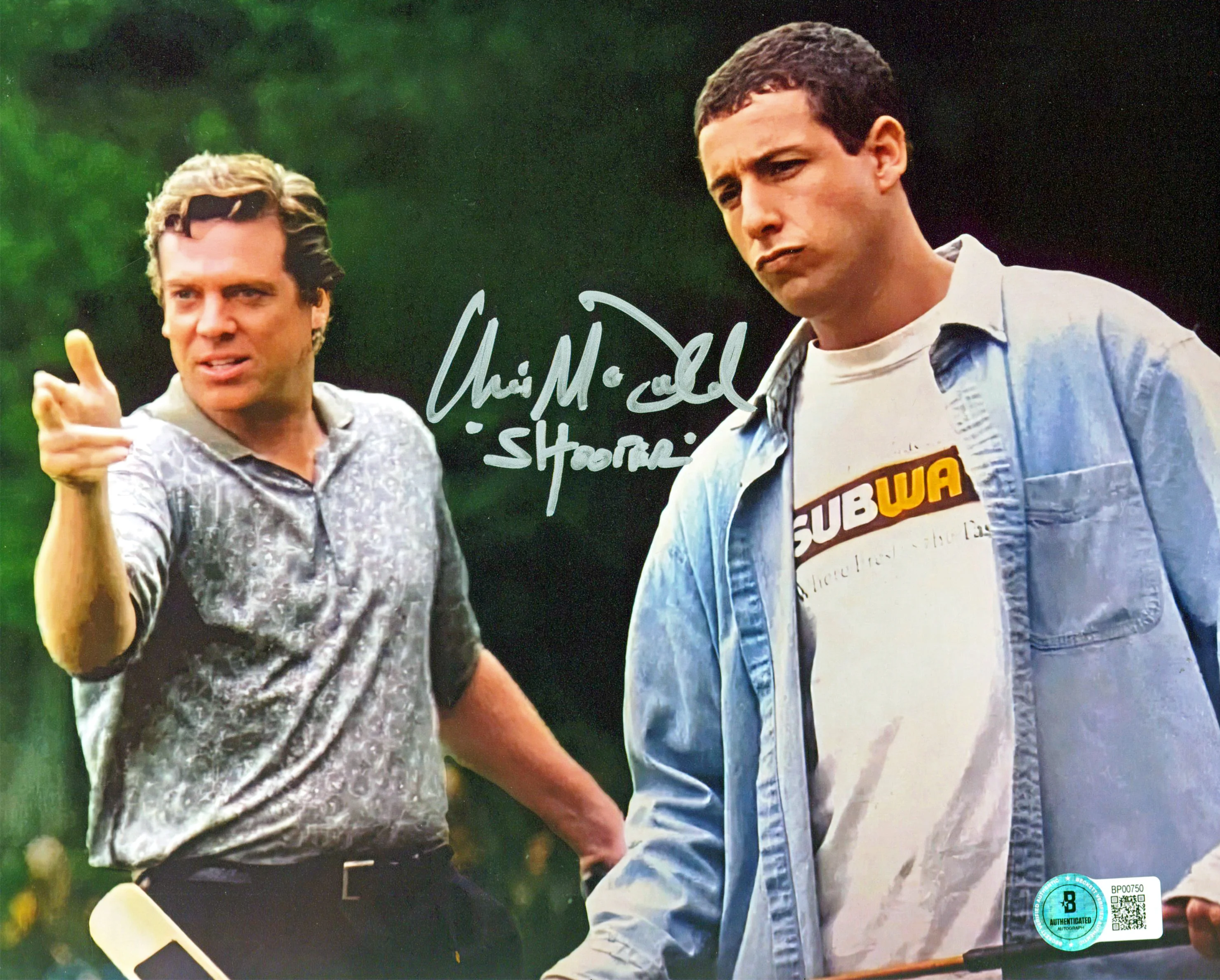 Christopher McDonald Happy Gilmore "Shooter" Authentic Signed 8x10 Photo BAS - Image 2