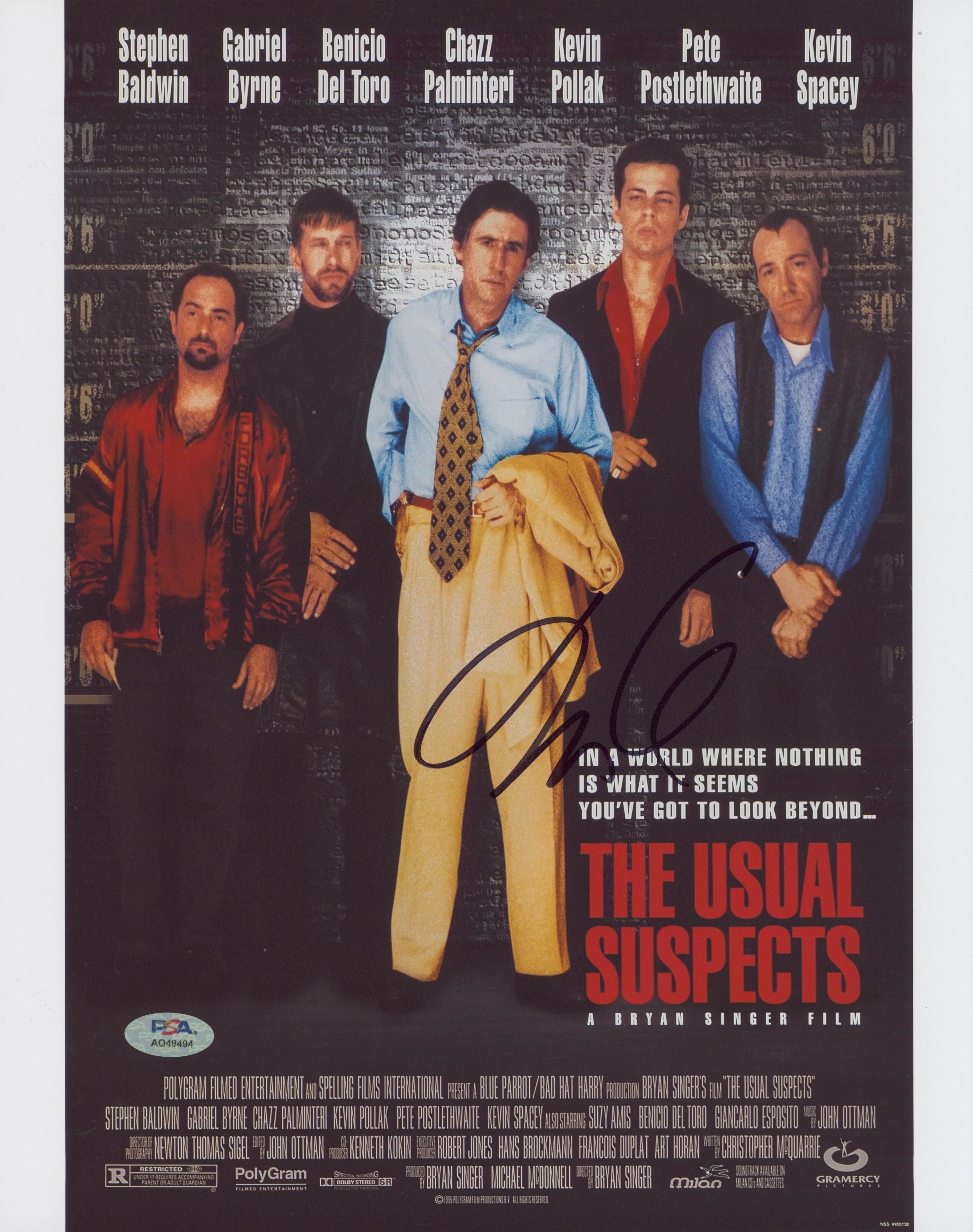 Christopher McQuarrie The Usual Suspects Signed 11x14 Photo PSA/DNA #AQ49494 - Image 2