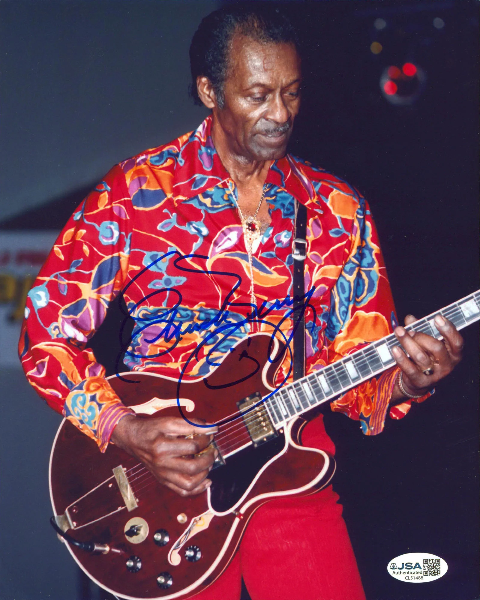 Chuck Berry Authentic Signed 8x10 Vertical Photo Autographed JSA #CL51488 - Image 2
