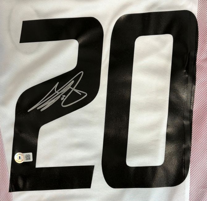 Clarence Seedorf Signed AC Milan Adidas 2003 Champions League Soccer Jersey BAS - Image 2
